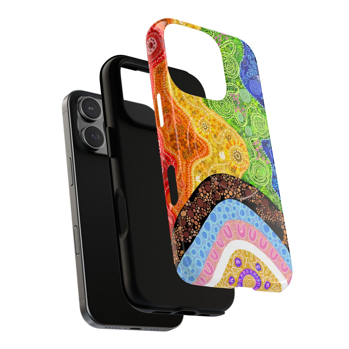 Aboriginal Art | Pride Flag | Tough Mag Safe Case