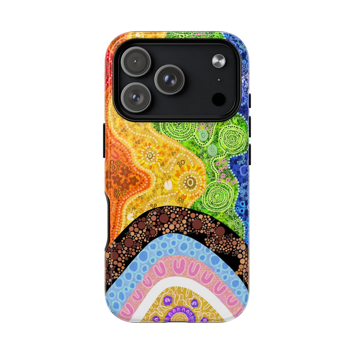 Aboriginal Art | Pride Flag | Tough Mag Safe Case