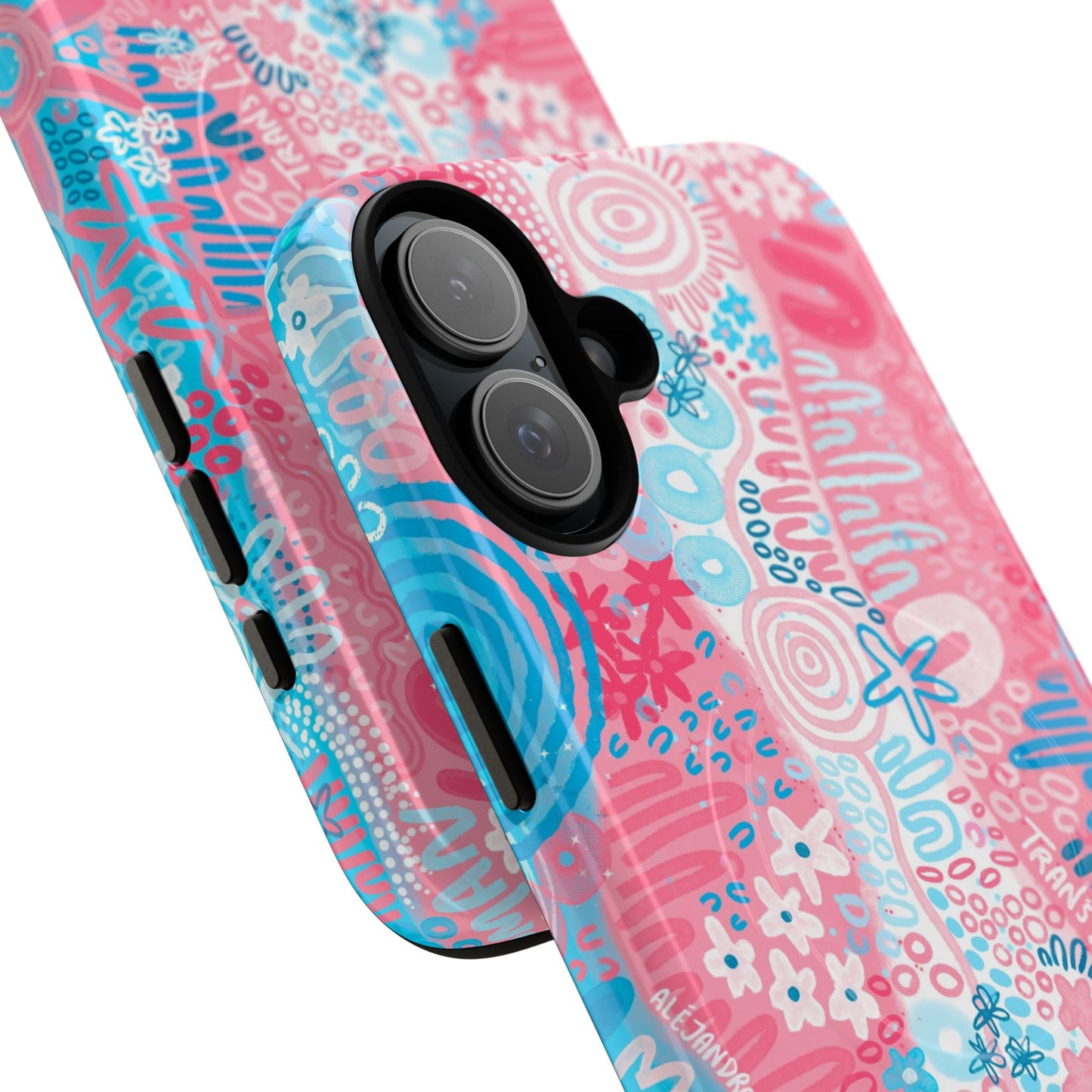 Aboriginal Art | Trans Flag | Tough Mag Safe Case