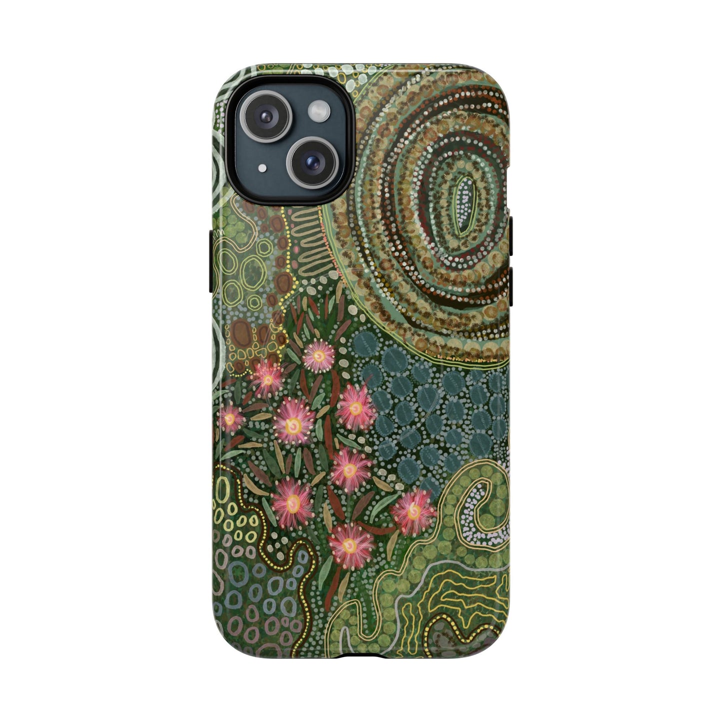 Aboriginal Art - Gumtrees - Tough Mag Safe Case