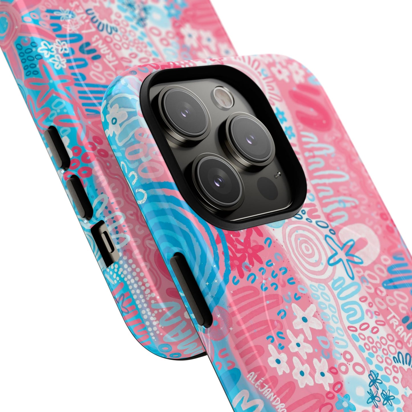 Aboriginal Art | Trans Flag | Tough Mag Safe Case