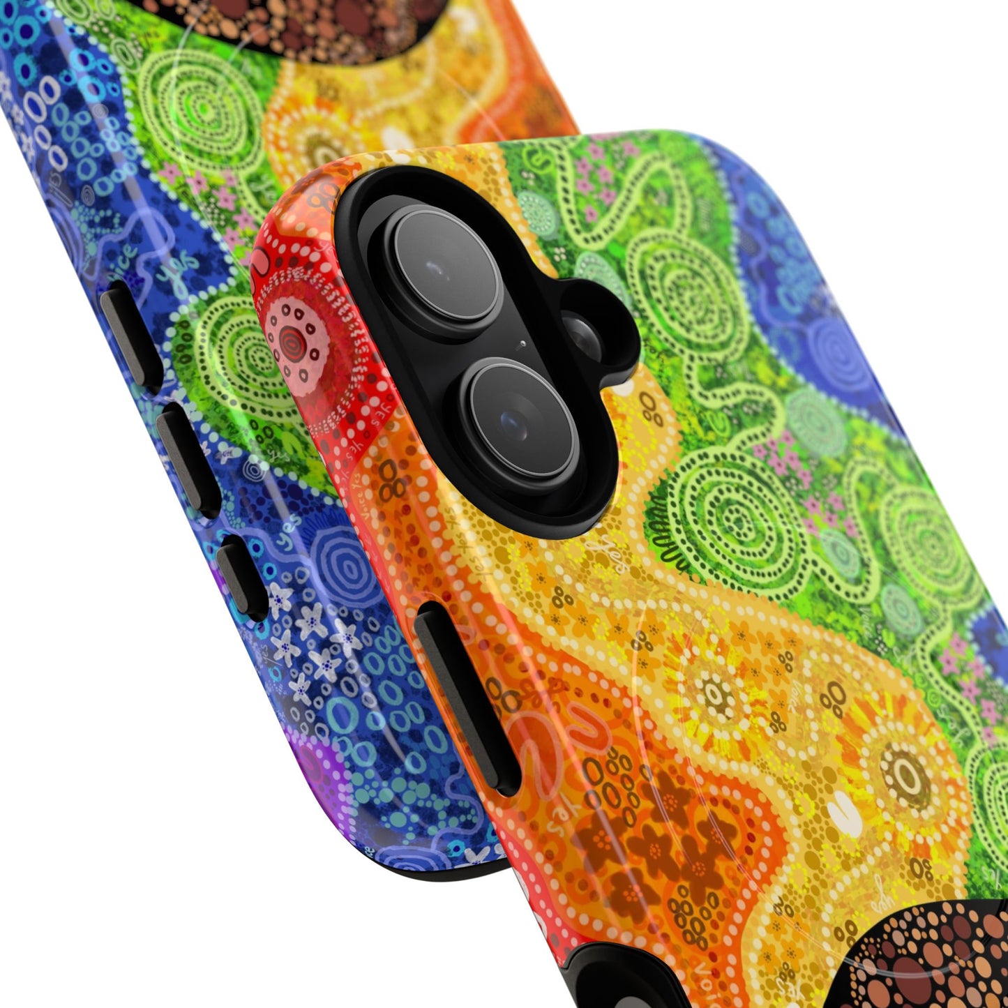 Aboriginal Art | Pride Flag | Tough Mag Safe Case
