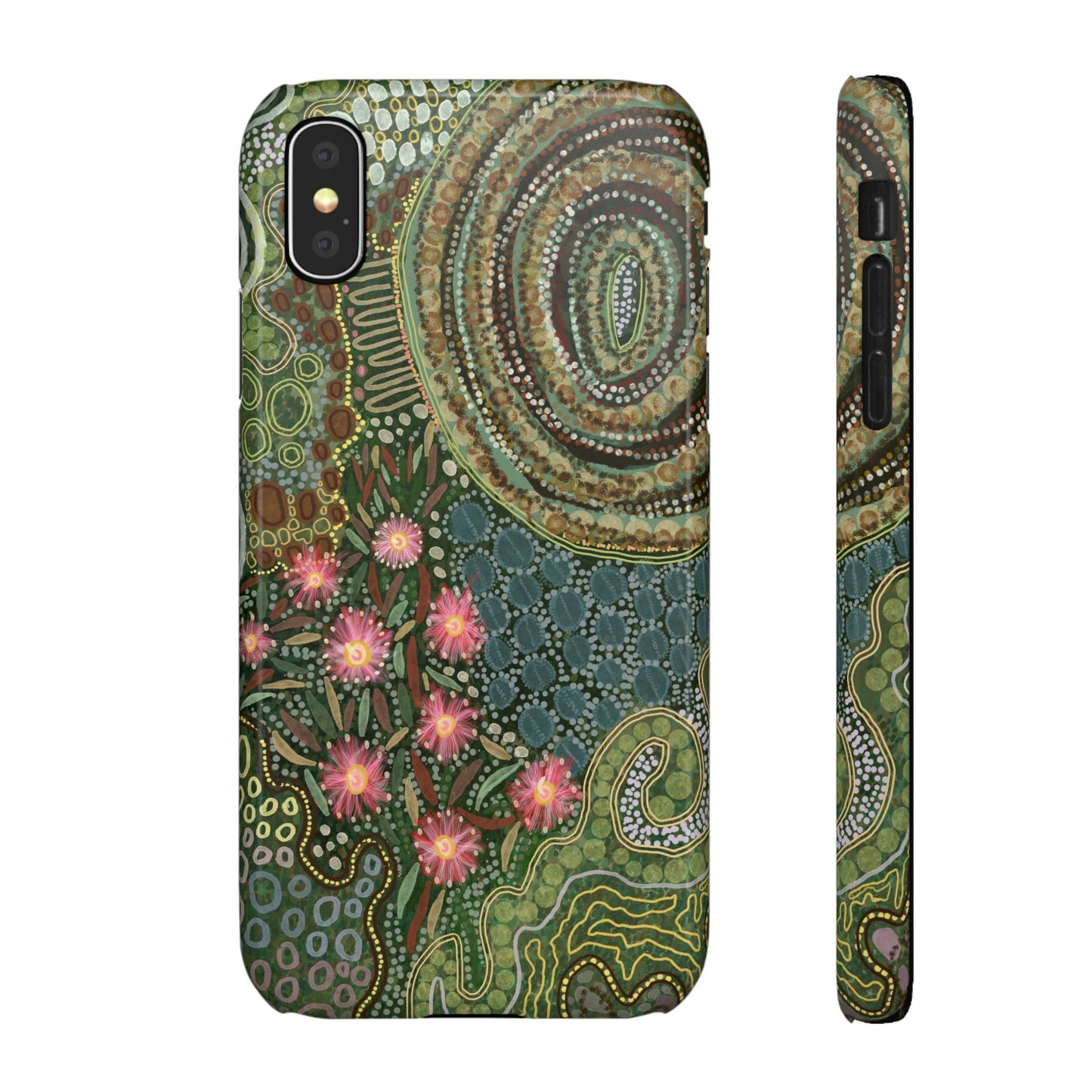 Aboriginal Art - Gumtrees - Snap case