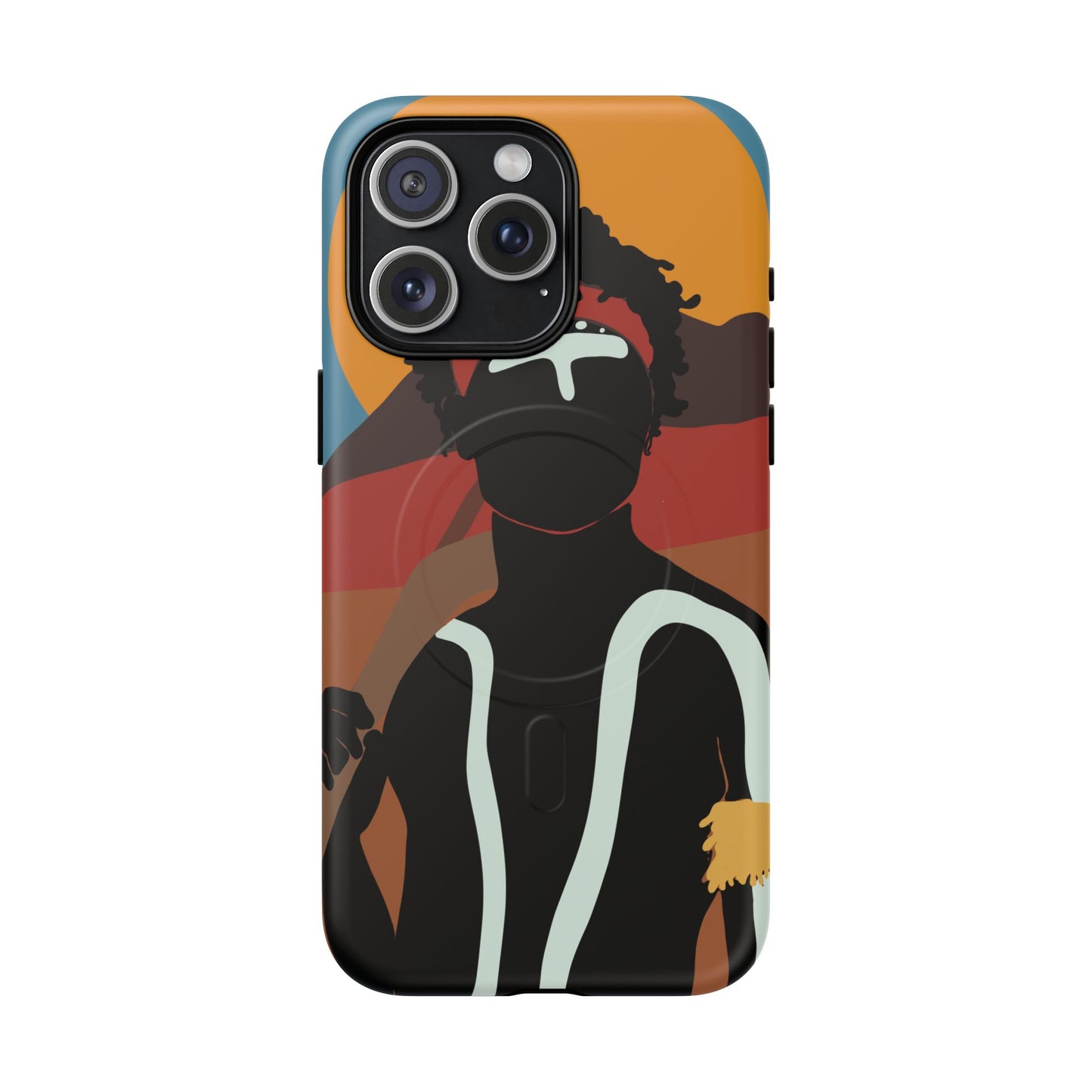 Aboriginal Art | Dreamtime Warrior | Tough Mag Safe Case