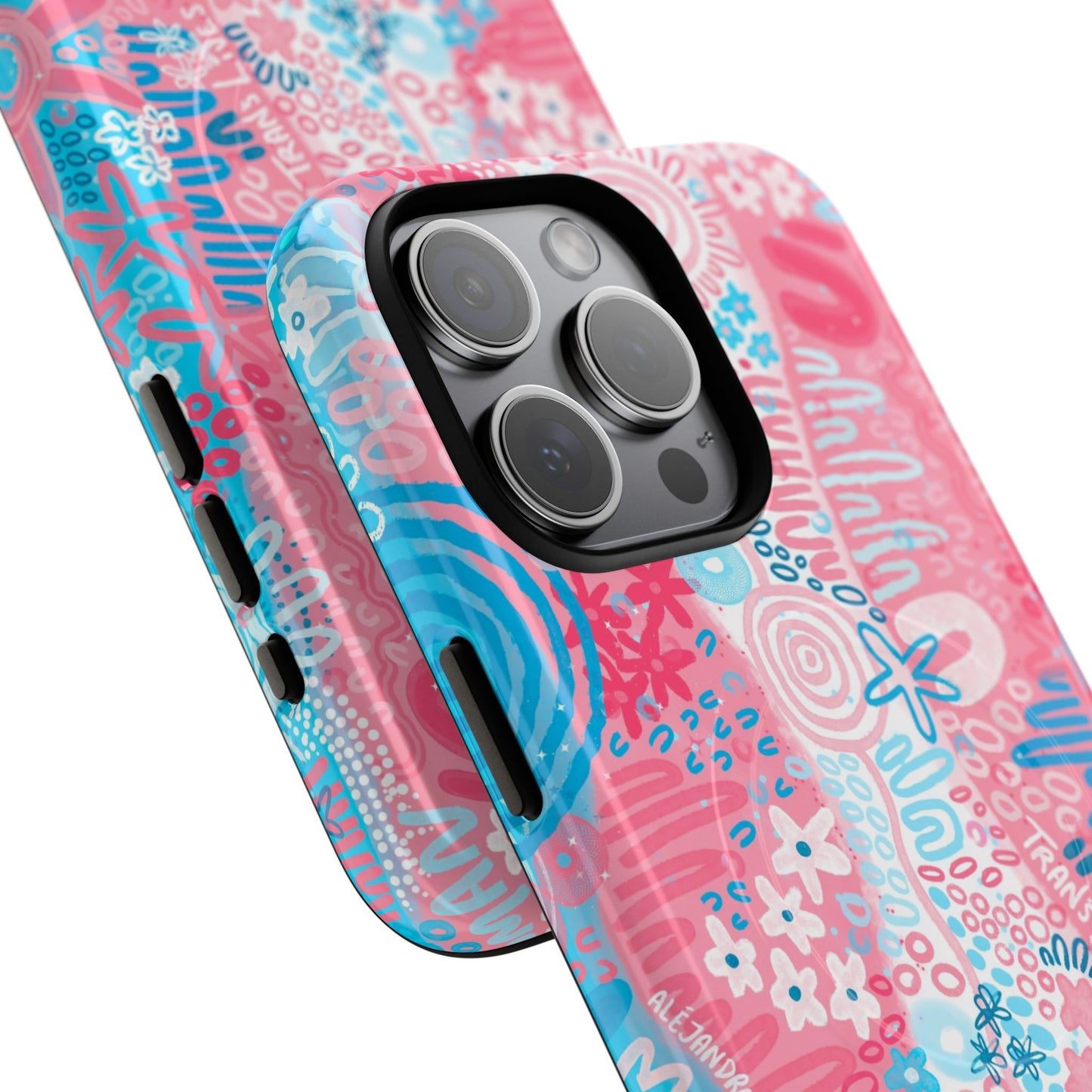 Aboriginal Art | Trans Flag | Tough Mag Safe Case