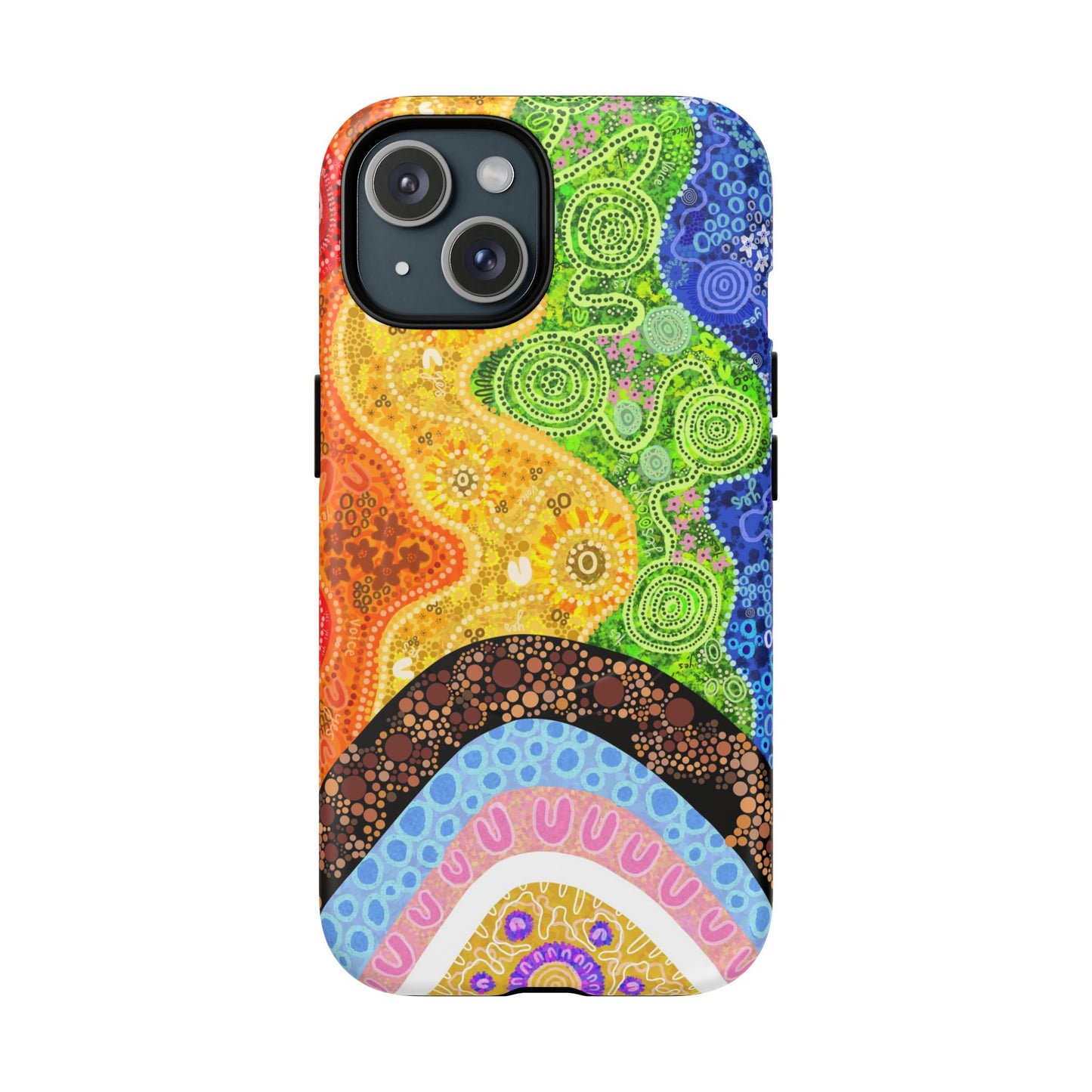 Aboriginal Art | Pride Flag | Tough Mag Safe Case