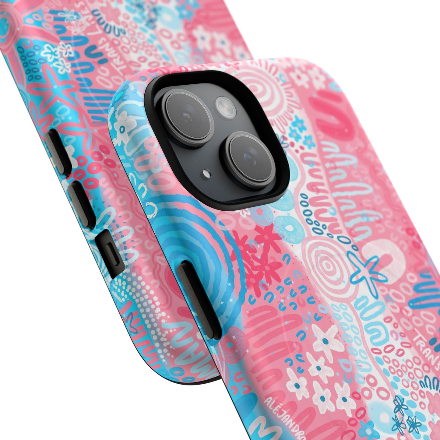 Aboriginal Art | Trans Flag | Tough Mag Safe Case