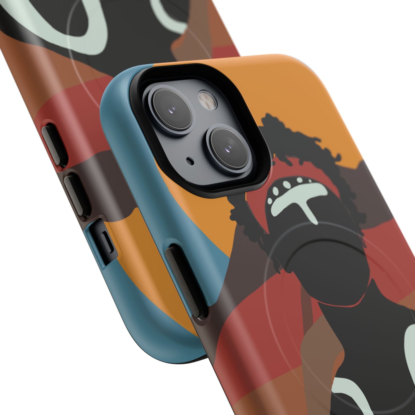 Aboriginal Art | Dreamtime Warrior | Tough Mag Safe Case