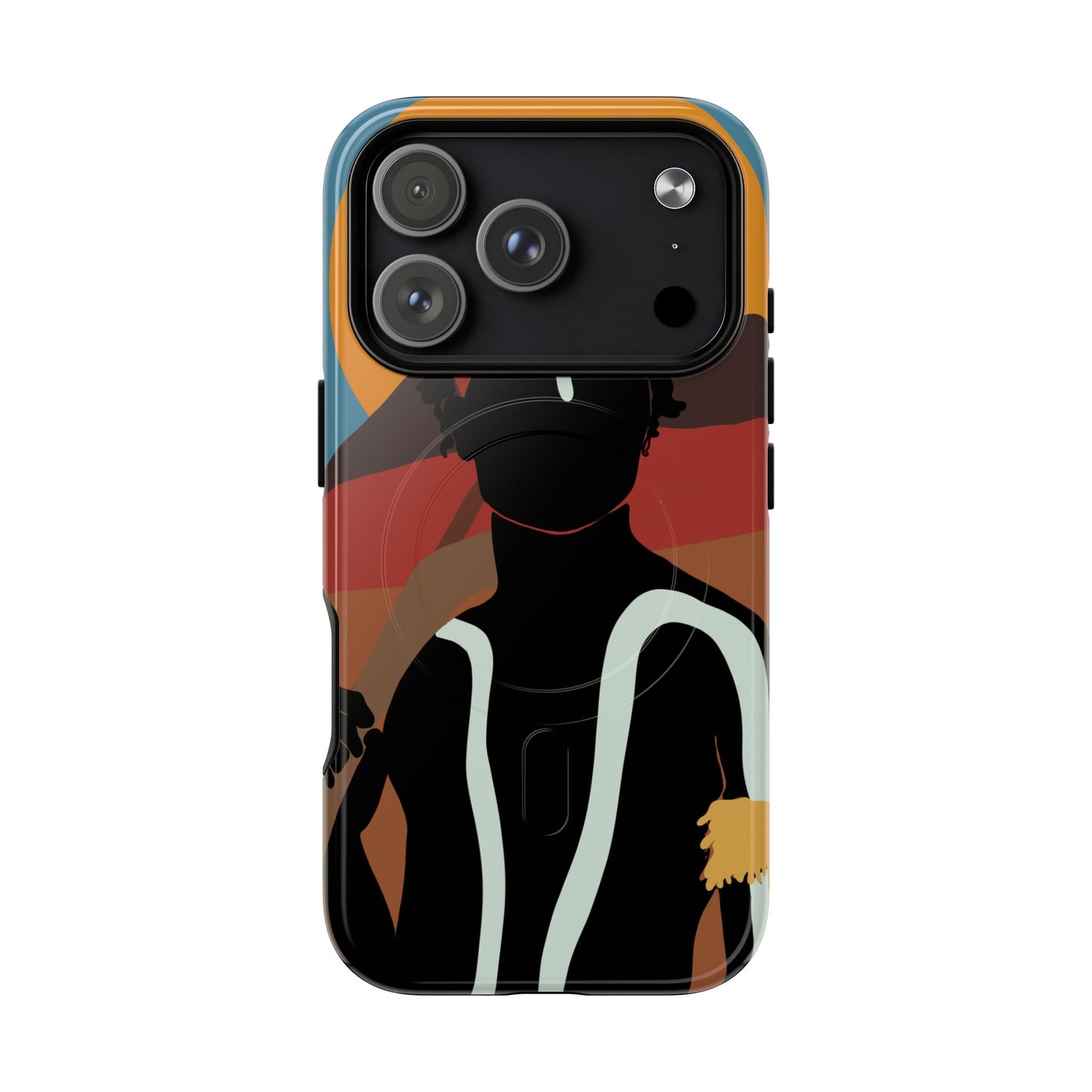 Aboriginal Art | Dreamtime Warrior | Tough Mag Safe Case