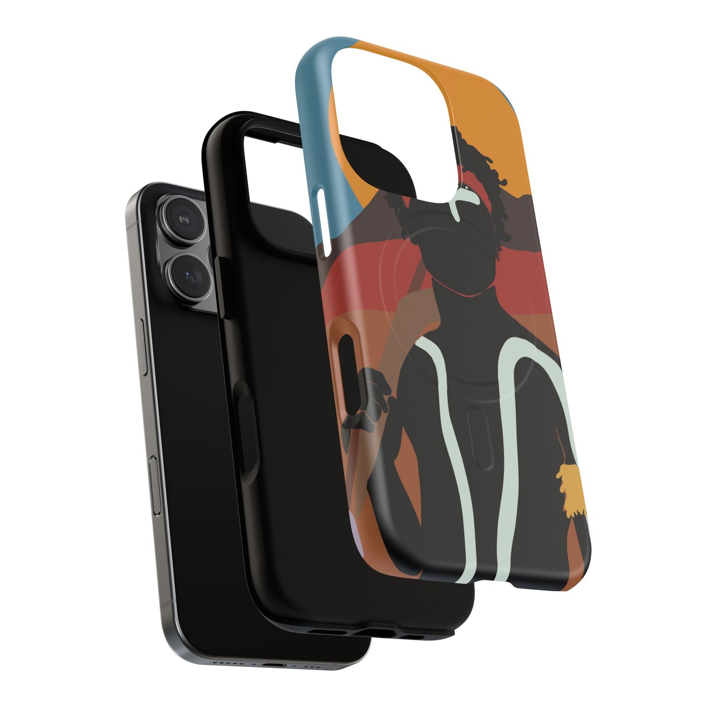 Aboriginal Art | Dreamtime Warrior | Tough Mag Safe Case