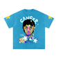 Cancer | Star Sign Astrology Art | Graphic Snow Washed Oversized Cotton T-Shirt