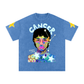 Cancer | Star Sign Astrology Art | Graphic Snow Washed Oversized Cotton T-Shirt