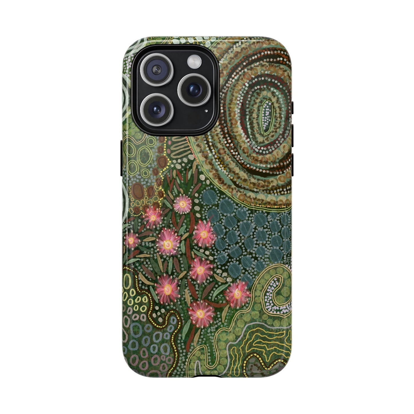 Aboriginal Art - Gumtrees - Tough Mag Safe Case