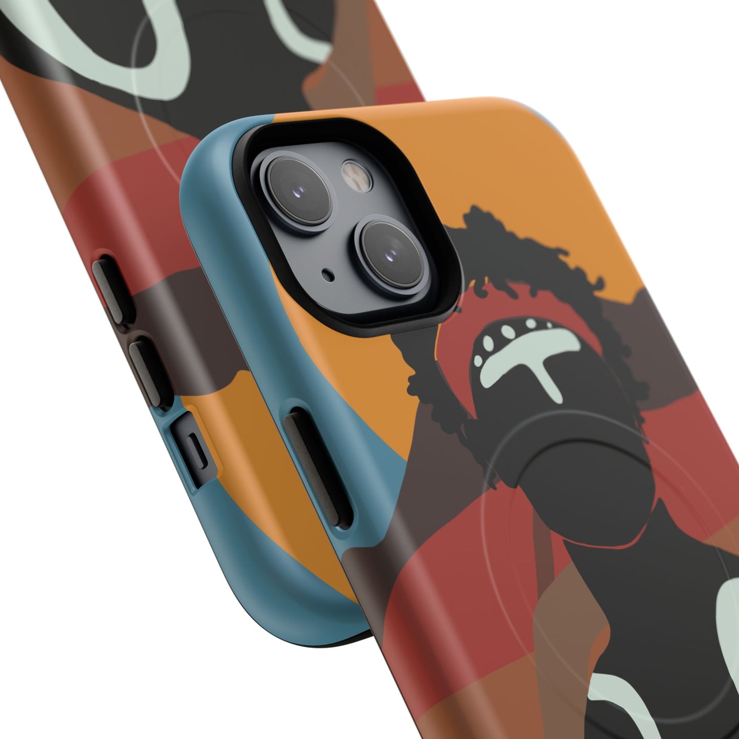 Aboriginal Art | Dreamtime Warrior | Tough Mag Safe Case