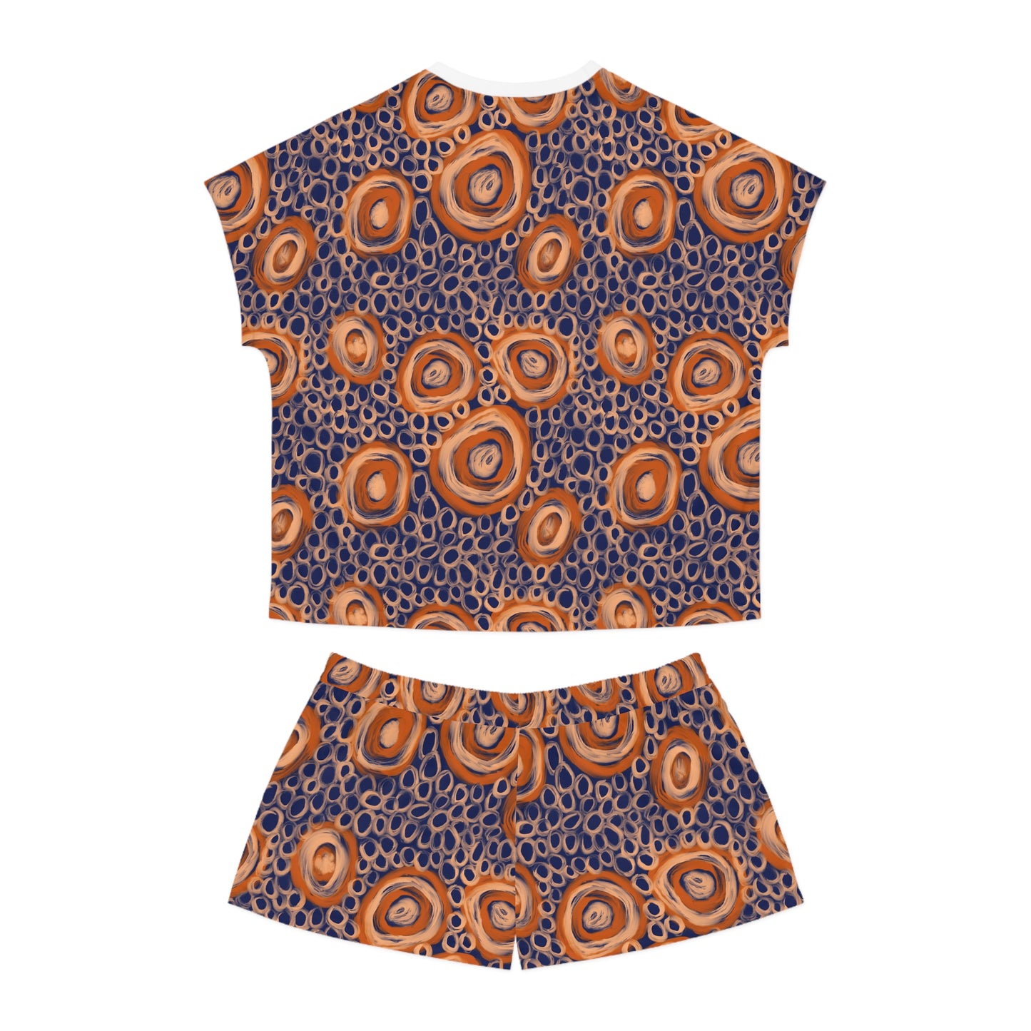 Aboriginal Art Women's Pajama Set — By the water