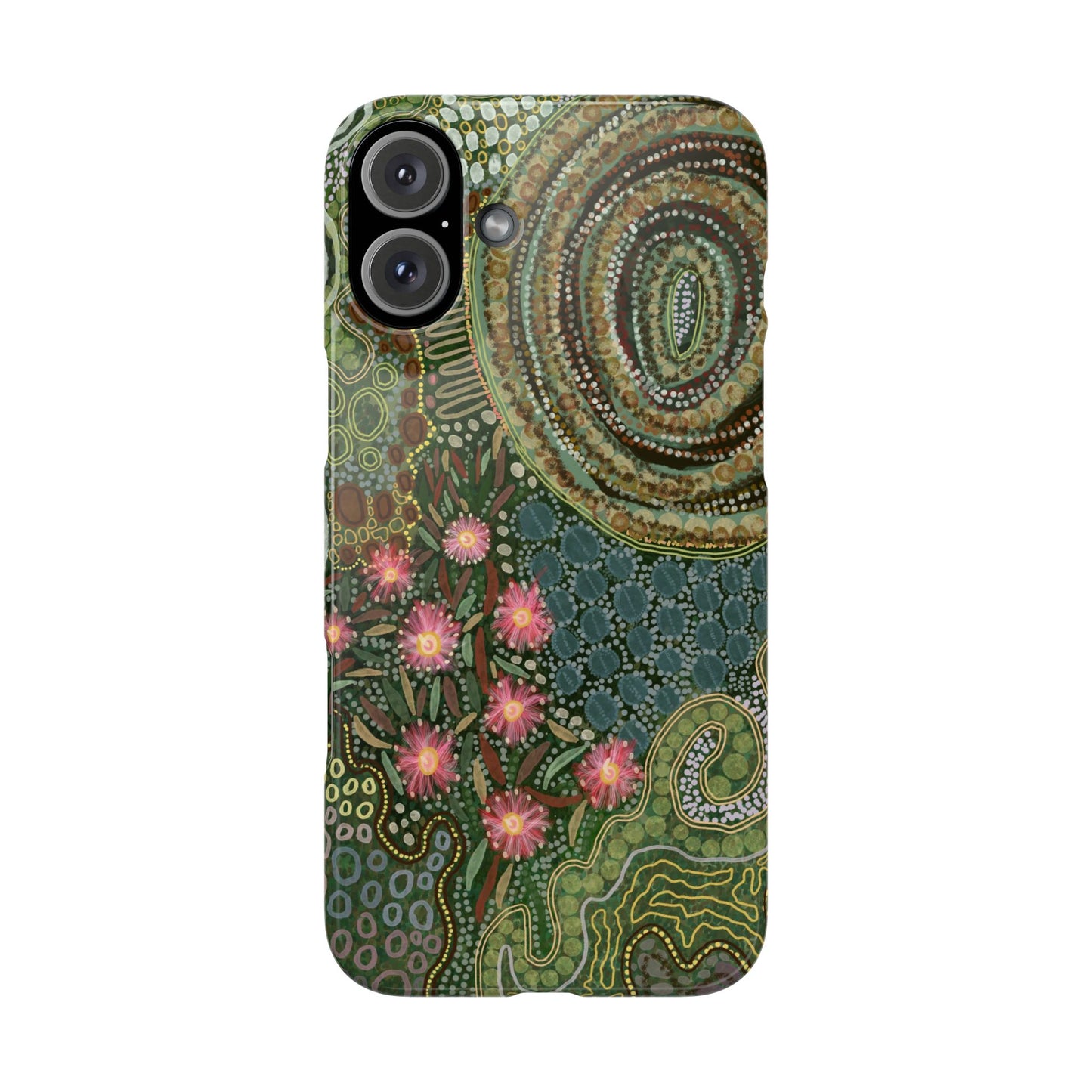 Aboriginal Art - Gumtrees - Snap case