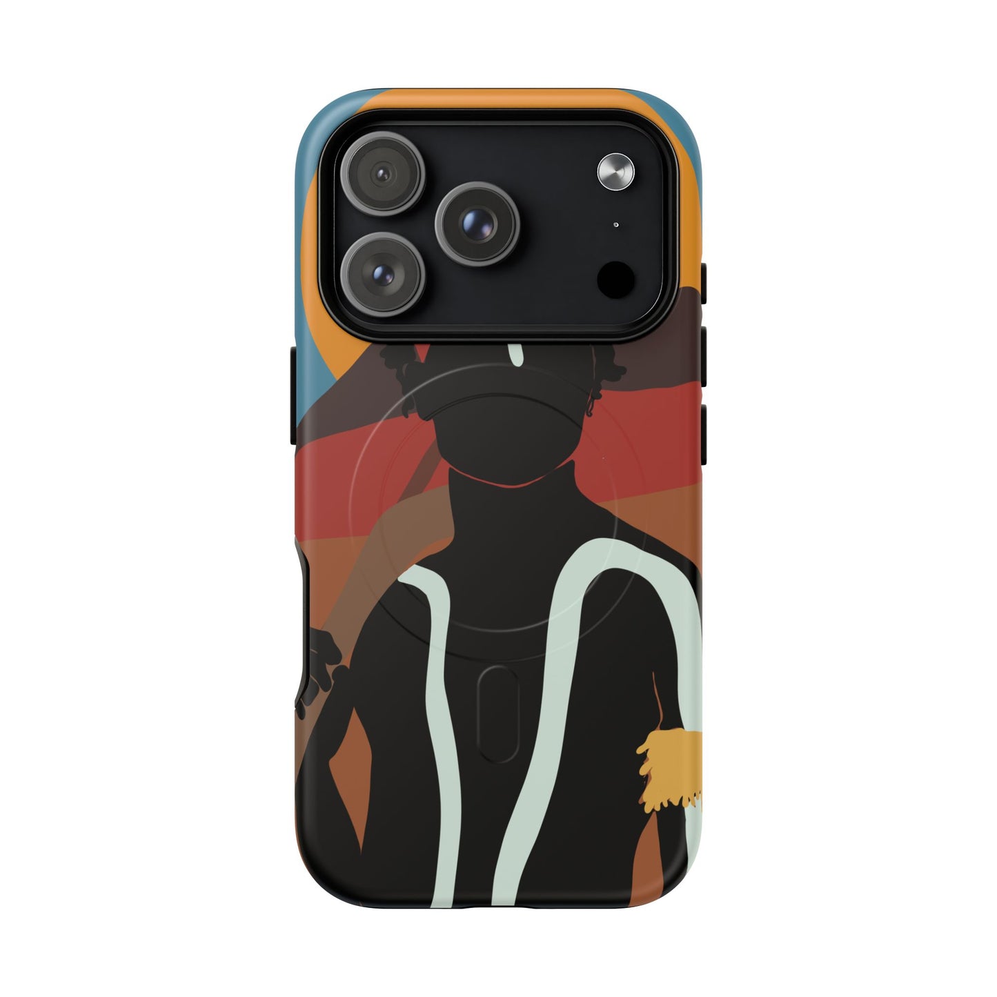 Aboriginal Art | Dreamtime Warrior | Tough Mag Safe Case
