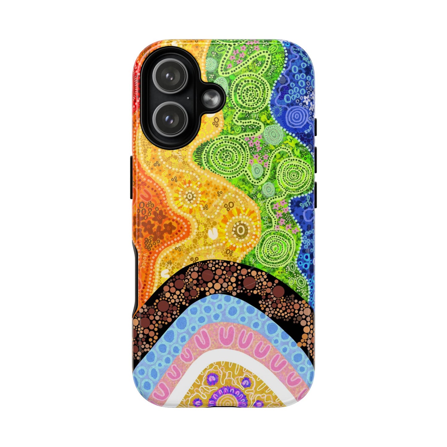 Aboriginal Art | Pride Flag | Tough Mag Safe Case