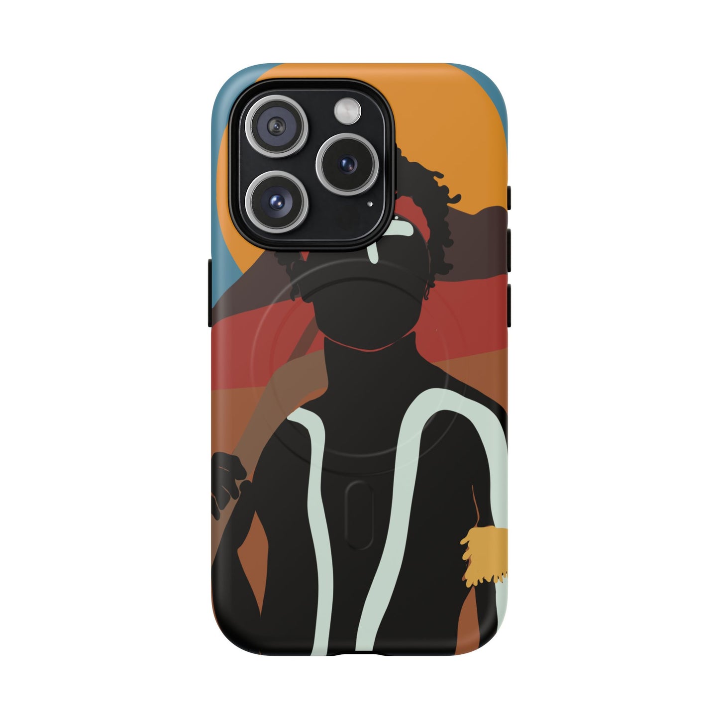 Aboriginal Art | Dreamtime Warrior | Tough Mag Safe Case