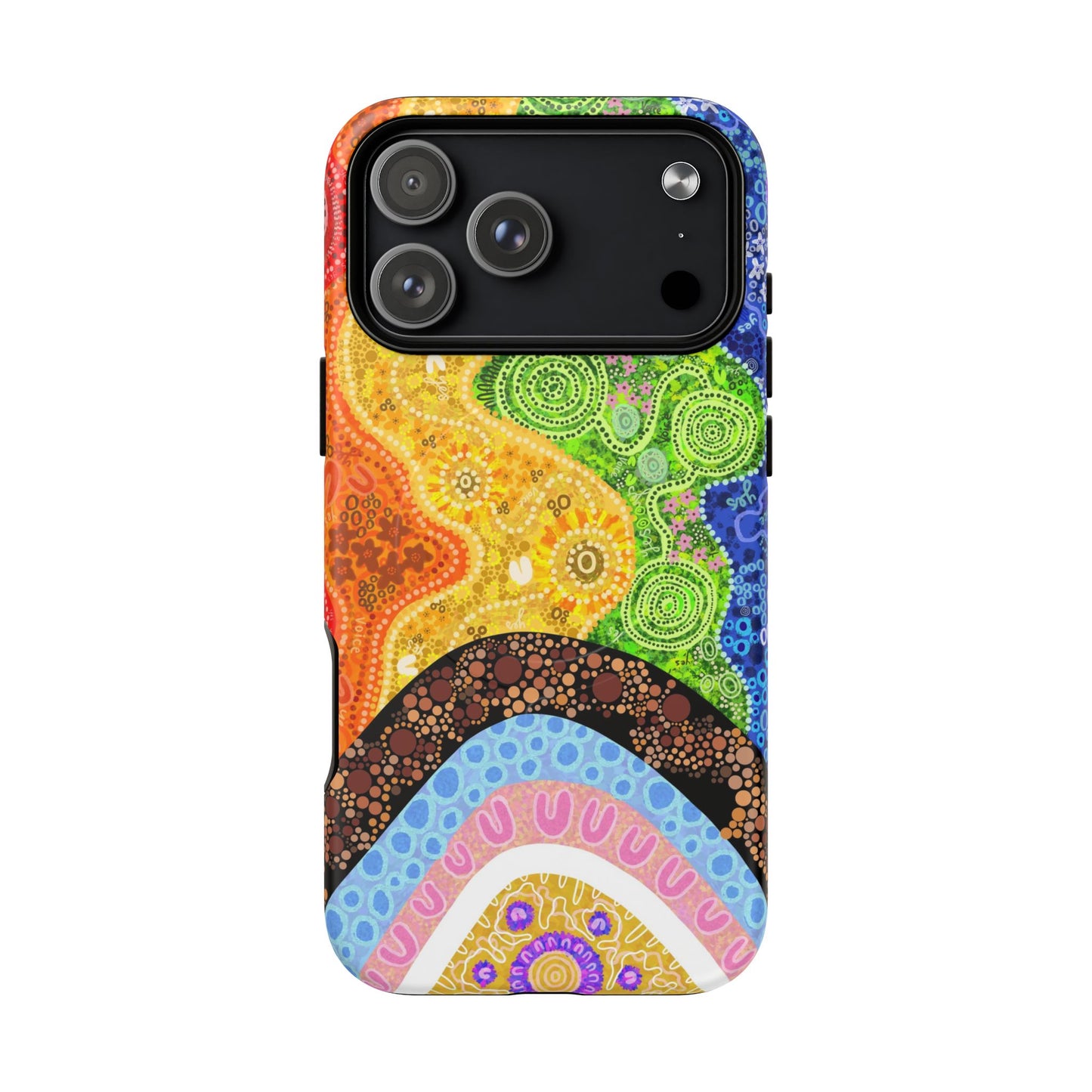 Aboriginal Art | Pride Flag | Tough Mag Safe Case