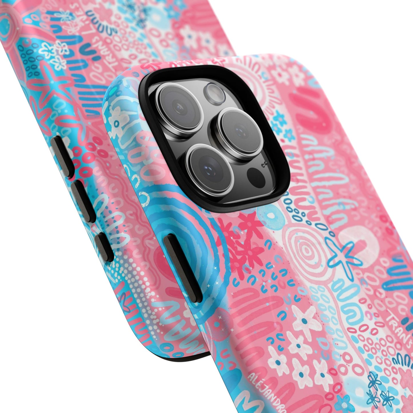 Aboriginal Art | Trans Flag | Tough Mag Safe Case