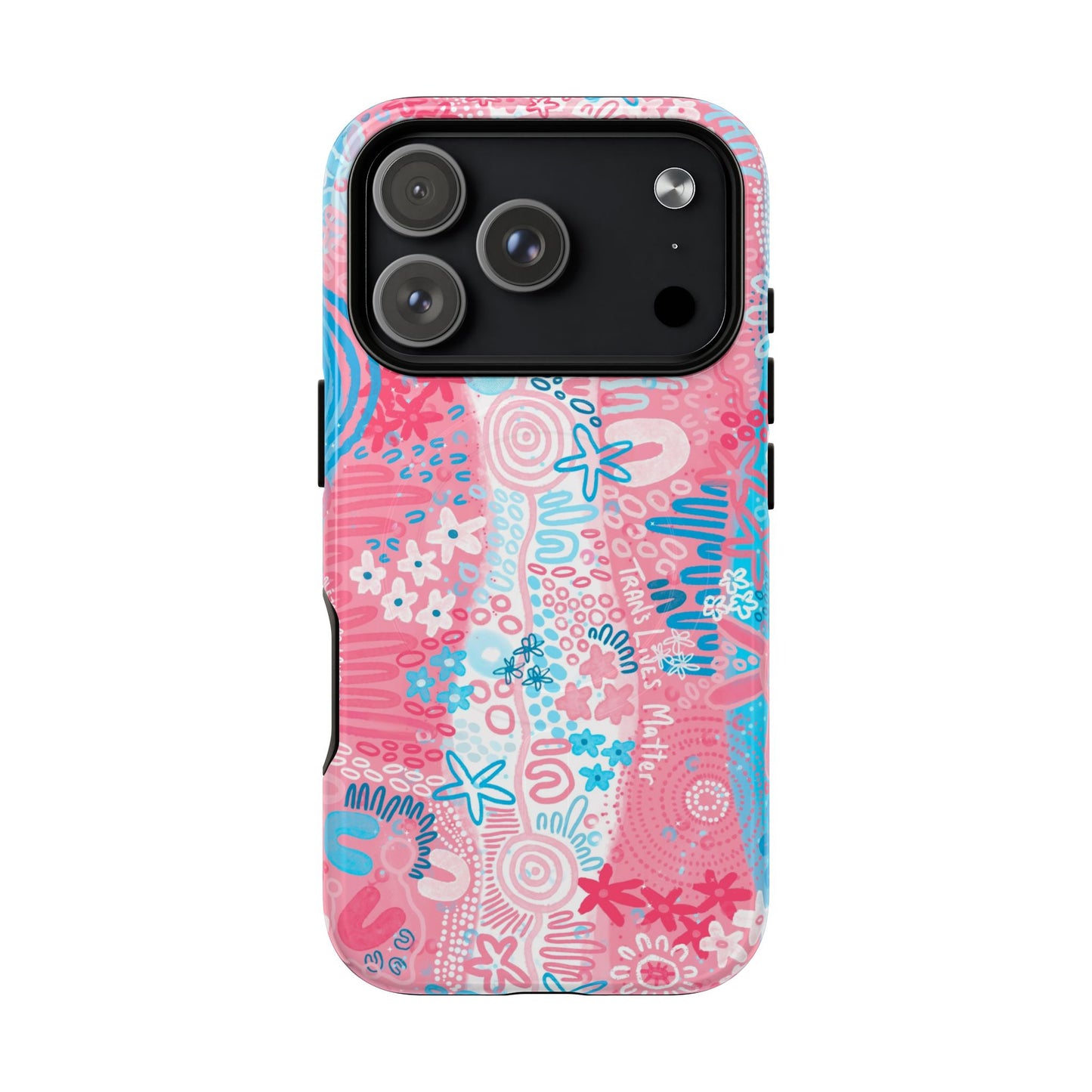 Aboriginal Art | Trans Flag | Tough Mag Safe Case