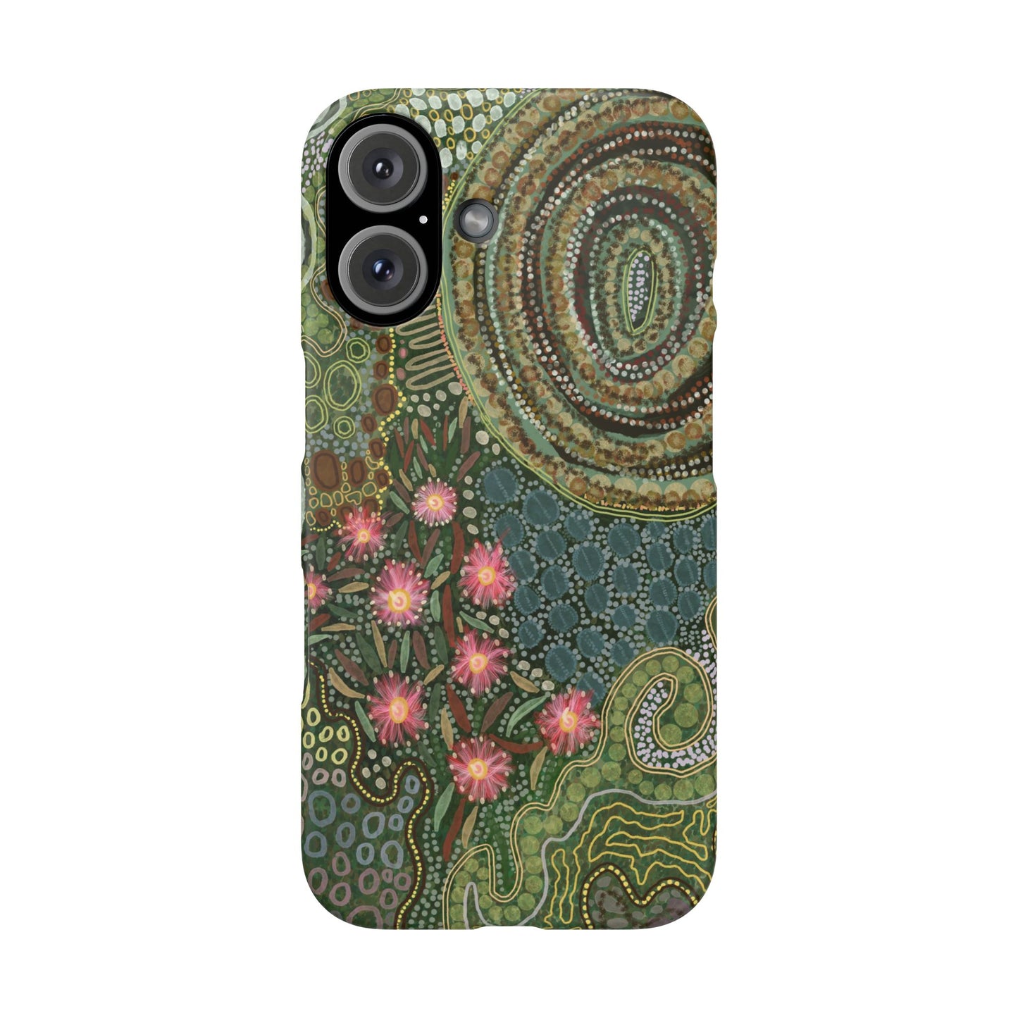 Aboriginal Art - Gumtrees - Snap case