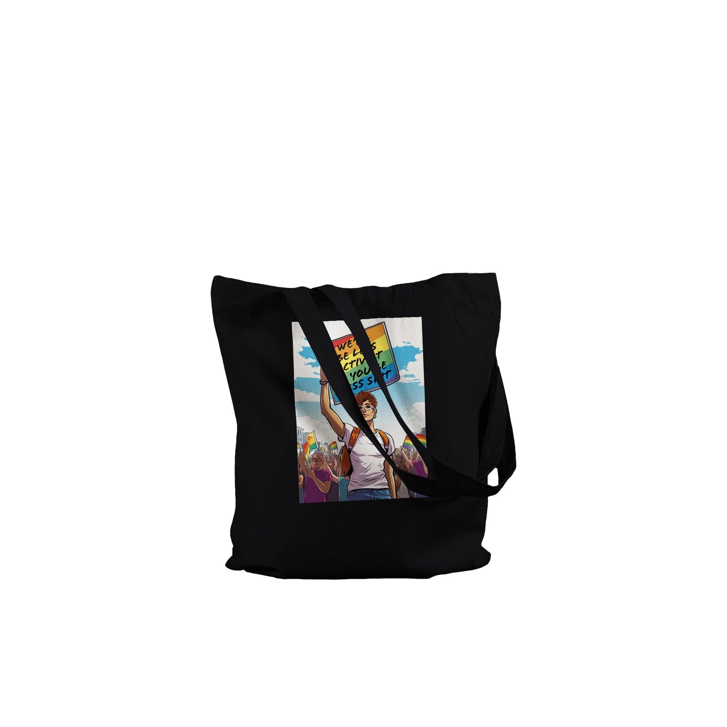 LGBTQIA+ | Activist Spirit [Rainbow] | Eco Tote Bag