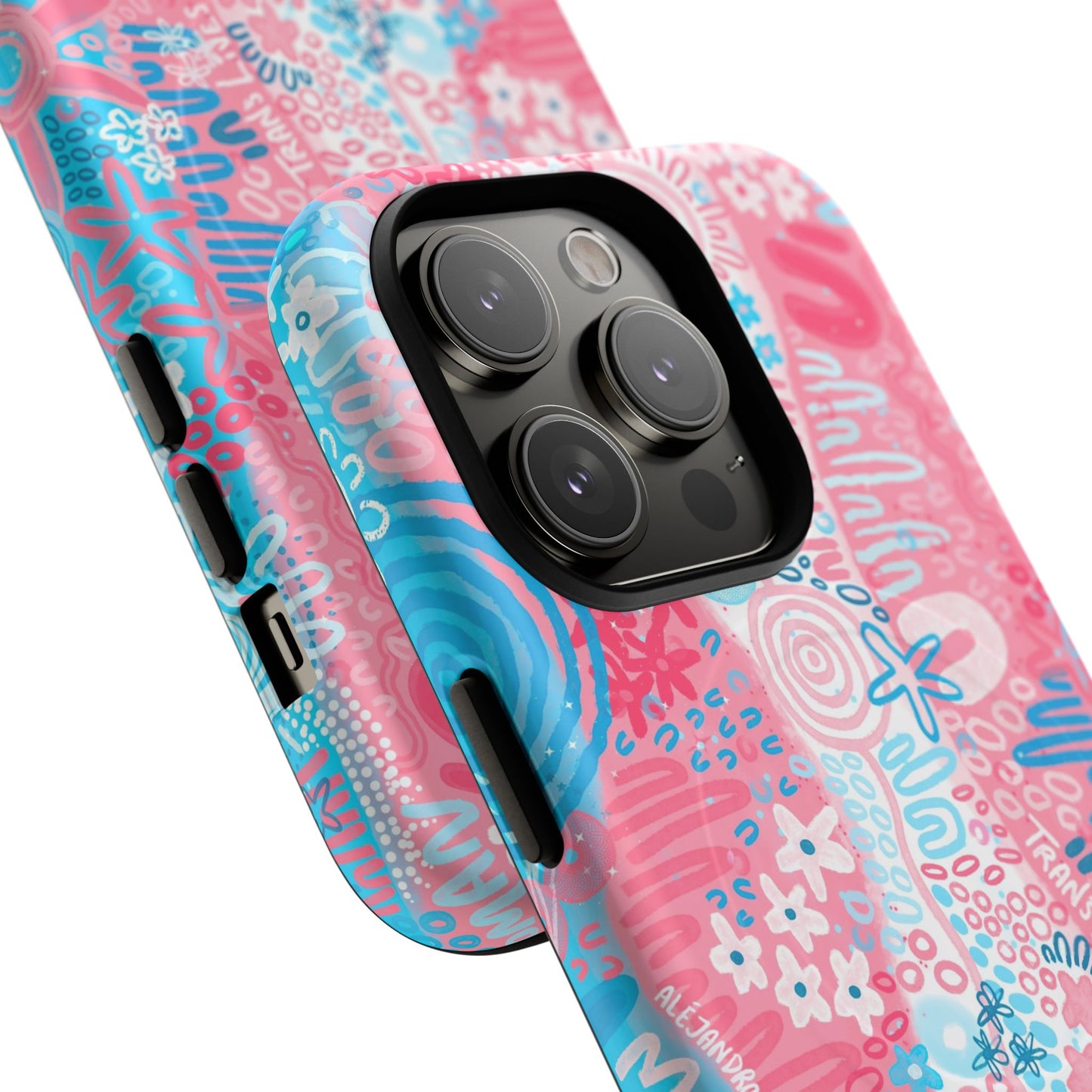 Aboriginal Art | Trans Flag | Tough Mag Safe Case