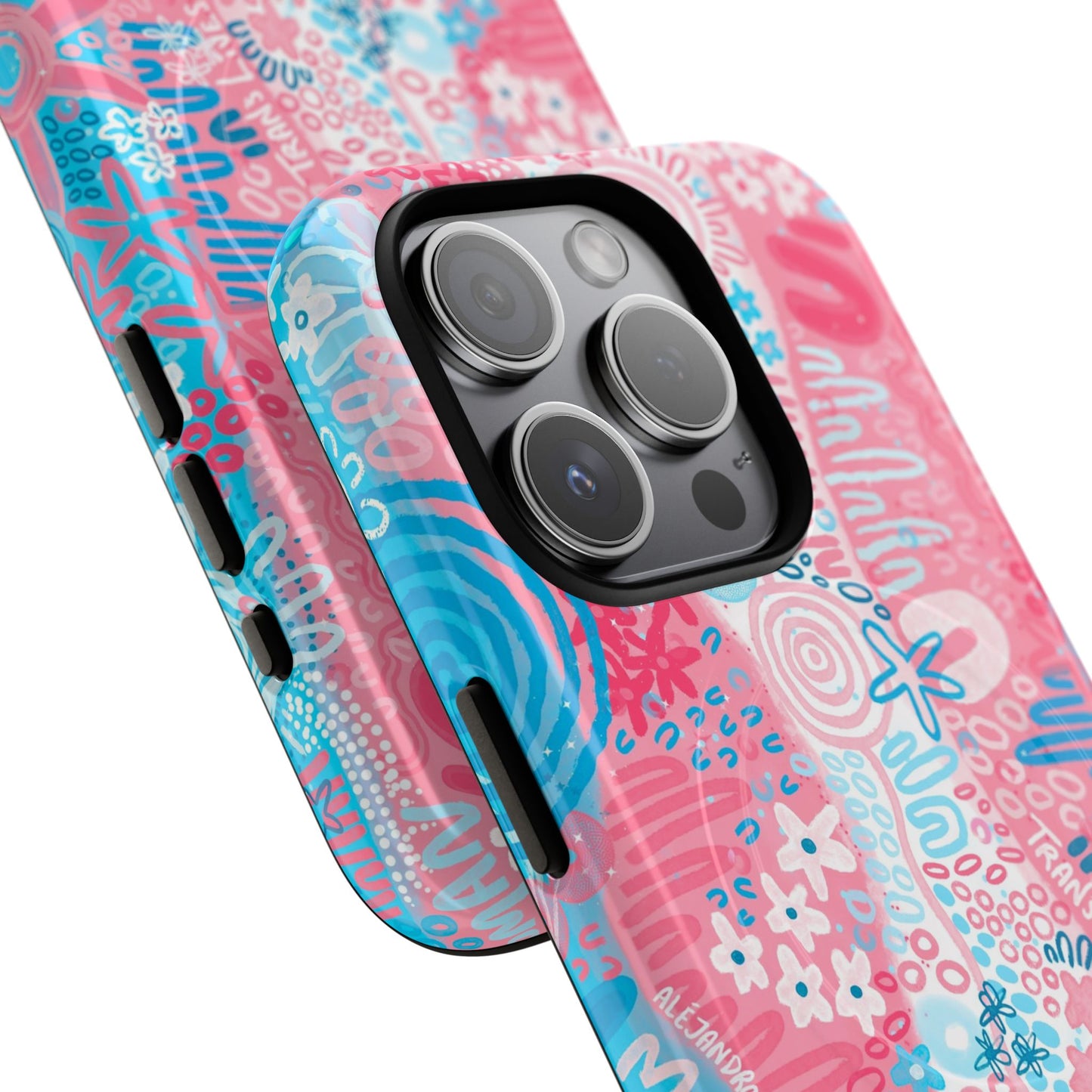 Aboriginal Art | Trans Flag | Tough Mag Safe Case