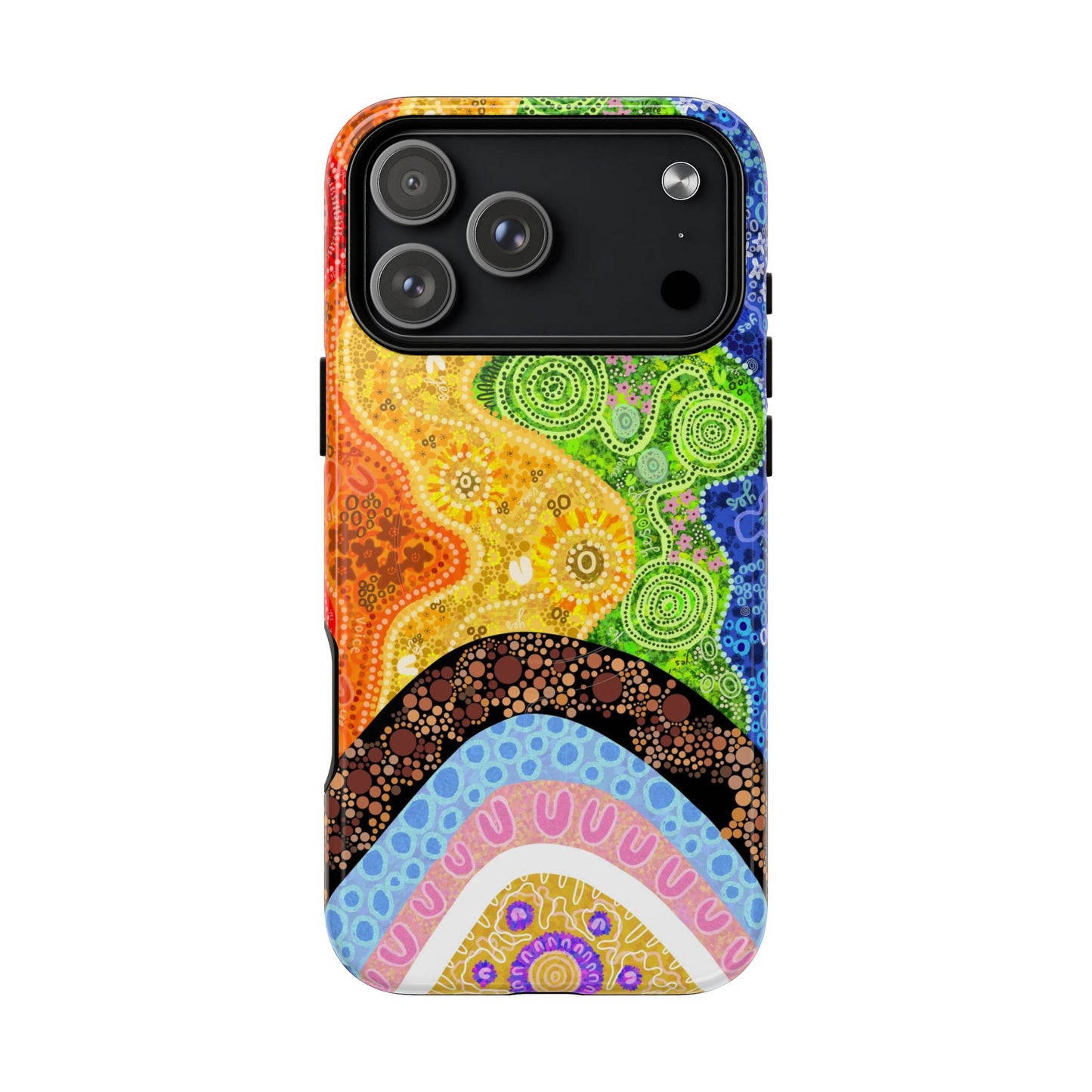 Aboriginal Art | Pride Flag | Tough Mag Safe Case