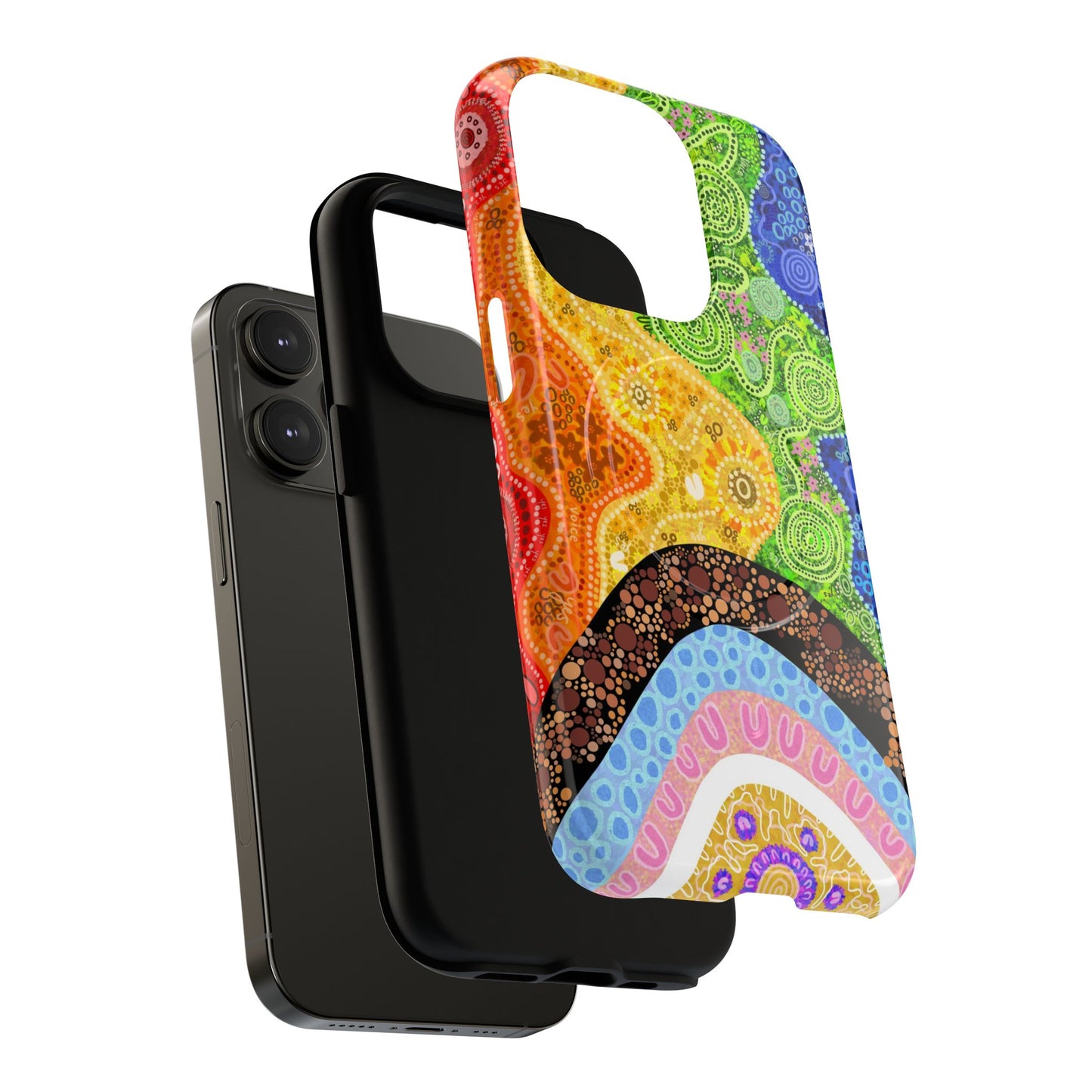 Aboriginal Art | Pride Flag | Tough Mag Safe Case
