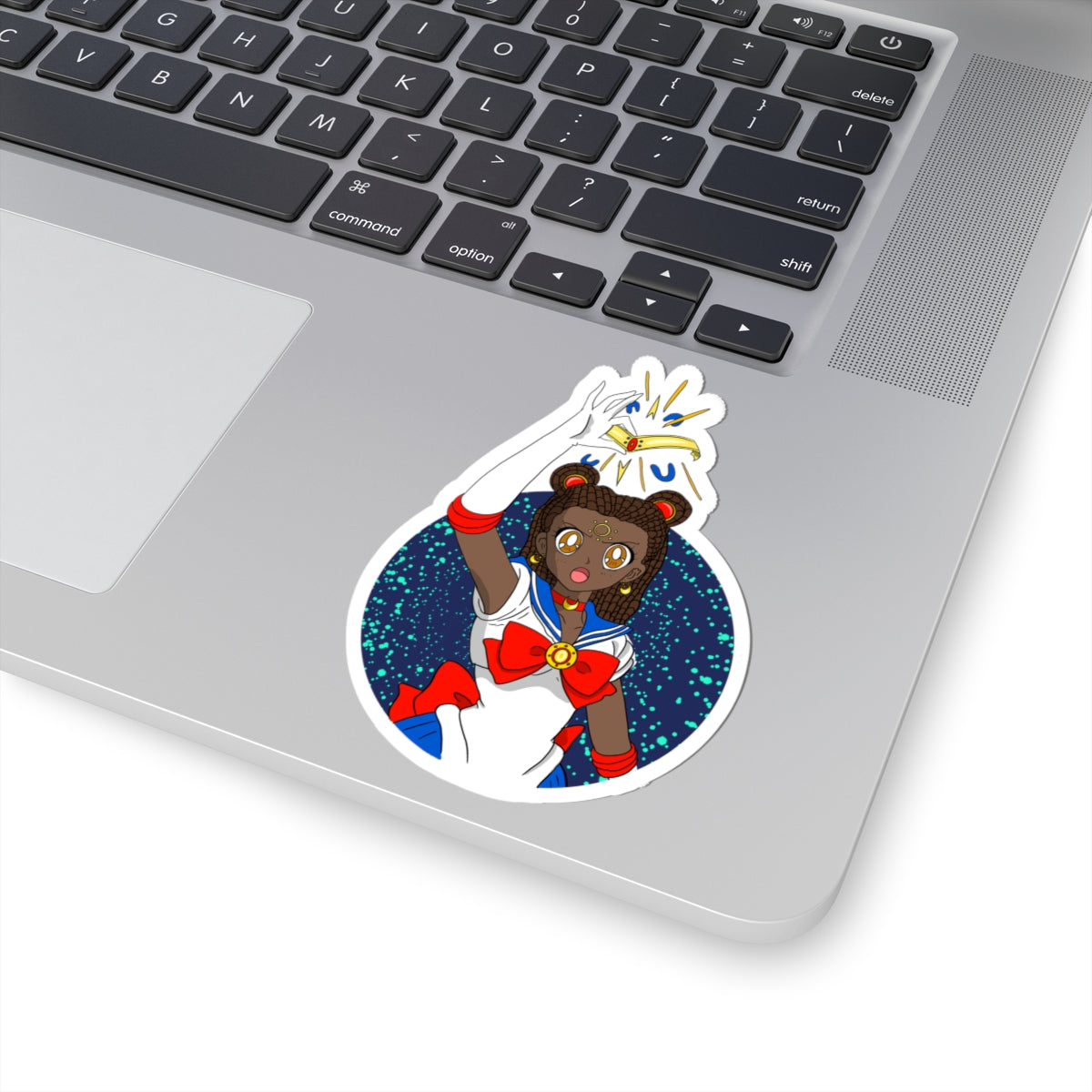 Sailor Girl Space Magic Kiss-Cut Sticker — Anime Magical Girl Decal