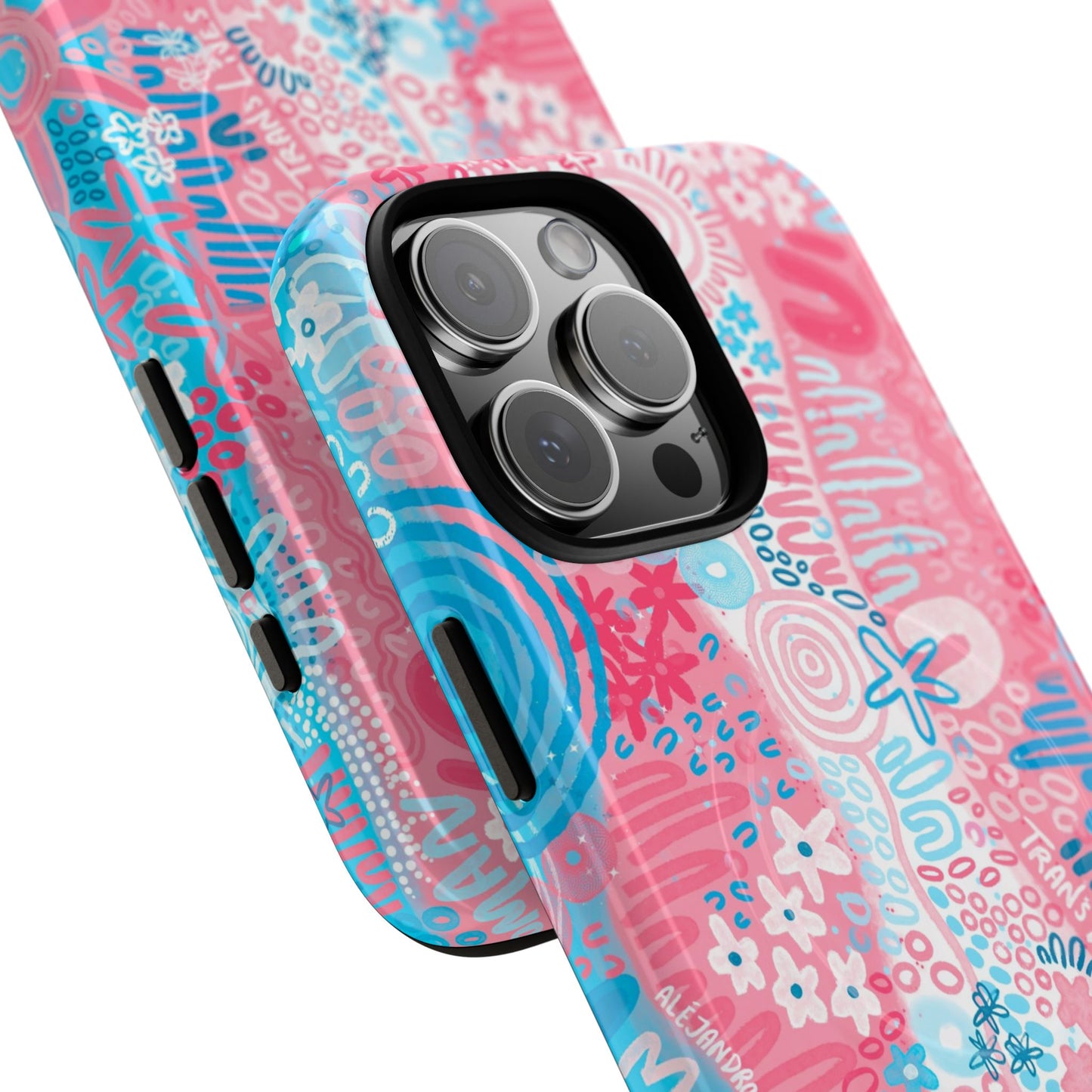 Aboriginal Art | Trans Flag | Tough Mag Safe Case