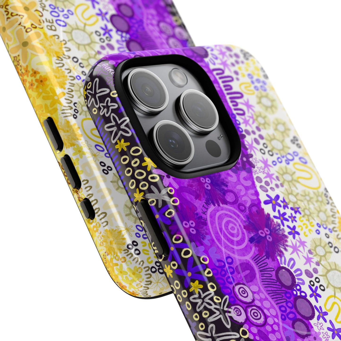 Aboriginal Art | Be yourself | Non-Binary Flag”Pride Flag | Tough Mag Safe Case