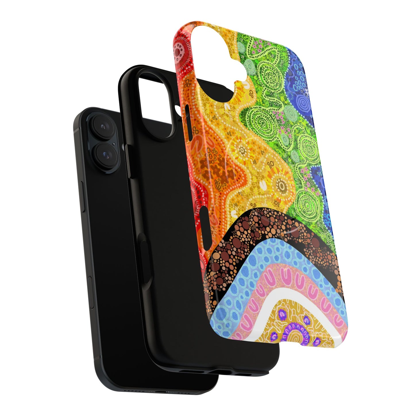 Aboriginal Art | Pride Flag | Tough Mag Safe Case