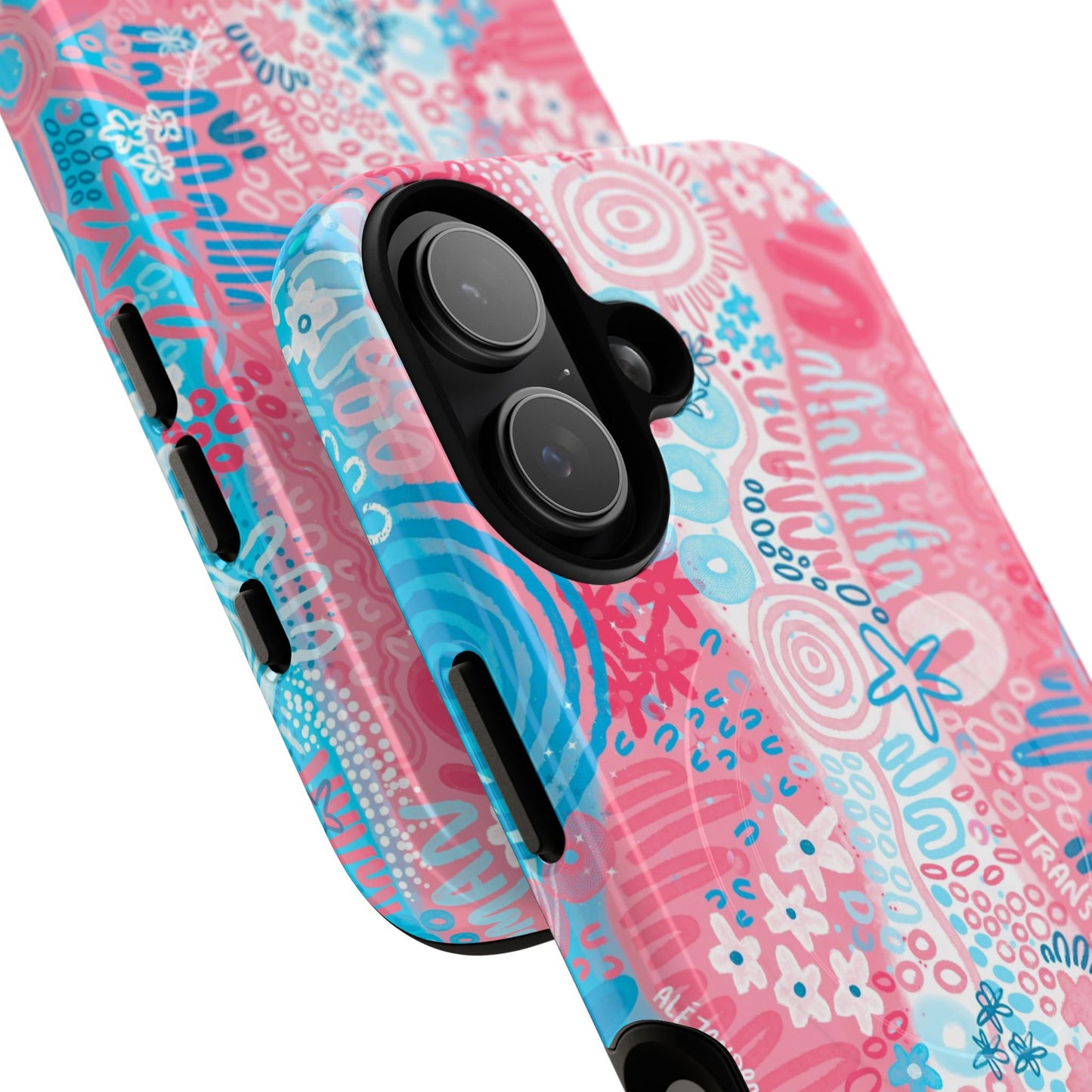 Aboriginal Art | Trans Flag | Tough Mag Safe Case