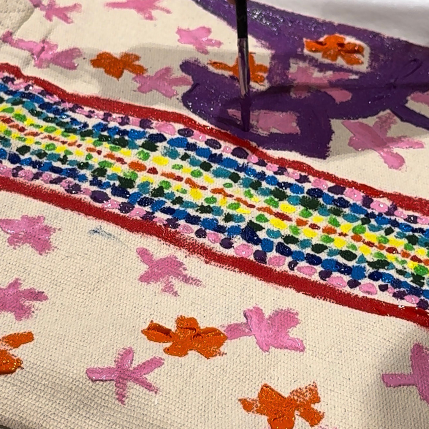 School Holiday | Canvas Painting Workshop (Kids) Rainbow Creatures and Magical Landscape |  Friday 16 January 2026 | 11:30am–1:30pm