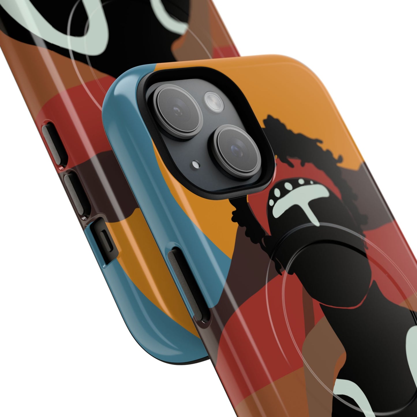 Aboriginal Art | Dreamtime Warrior | Tough Mag Safe Case