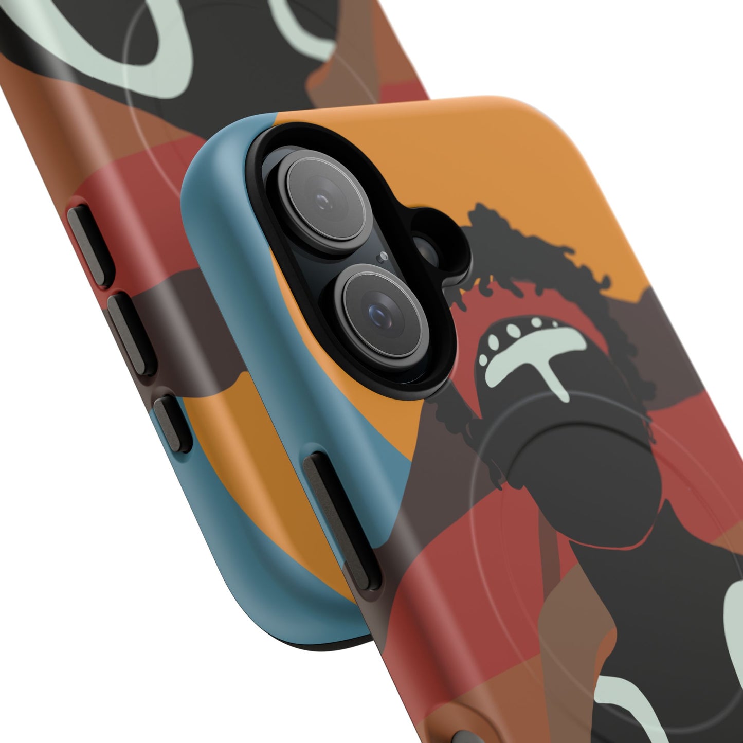 Aboriginal Art | Dreamtime Warrior | Tough Mag Safe Case