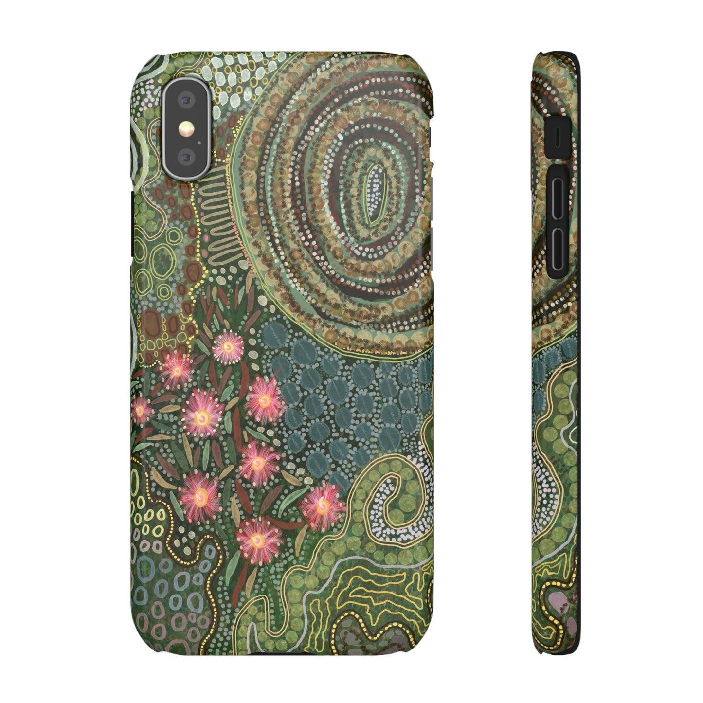 Aboriginal Art - Gumtrees - Snap case