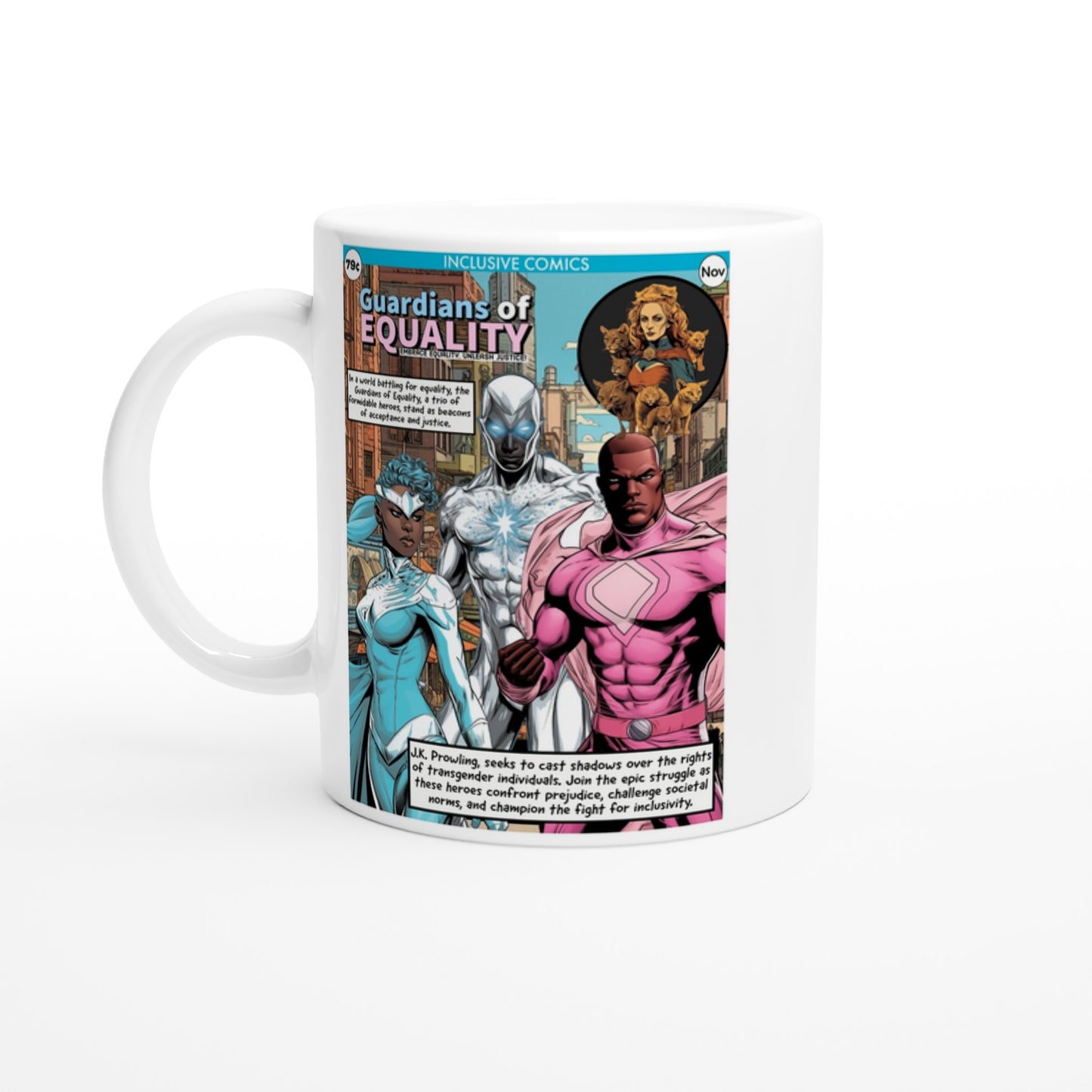 LGBTQIA+ | Guardians of Equality [Queer Super Heroes] | 11oz Ceramic Mug