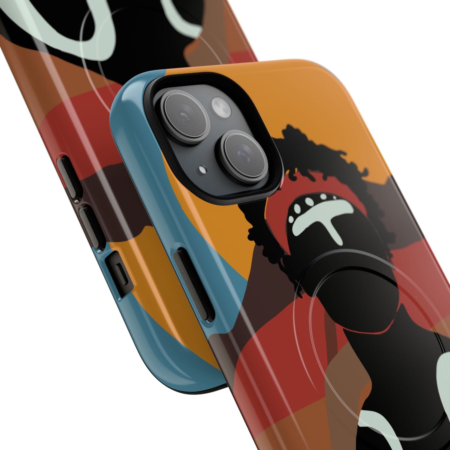 Aboriginal Art | Dreamtime Warrior | Tough Mag Safe Case