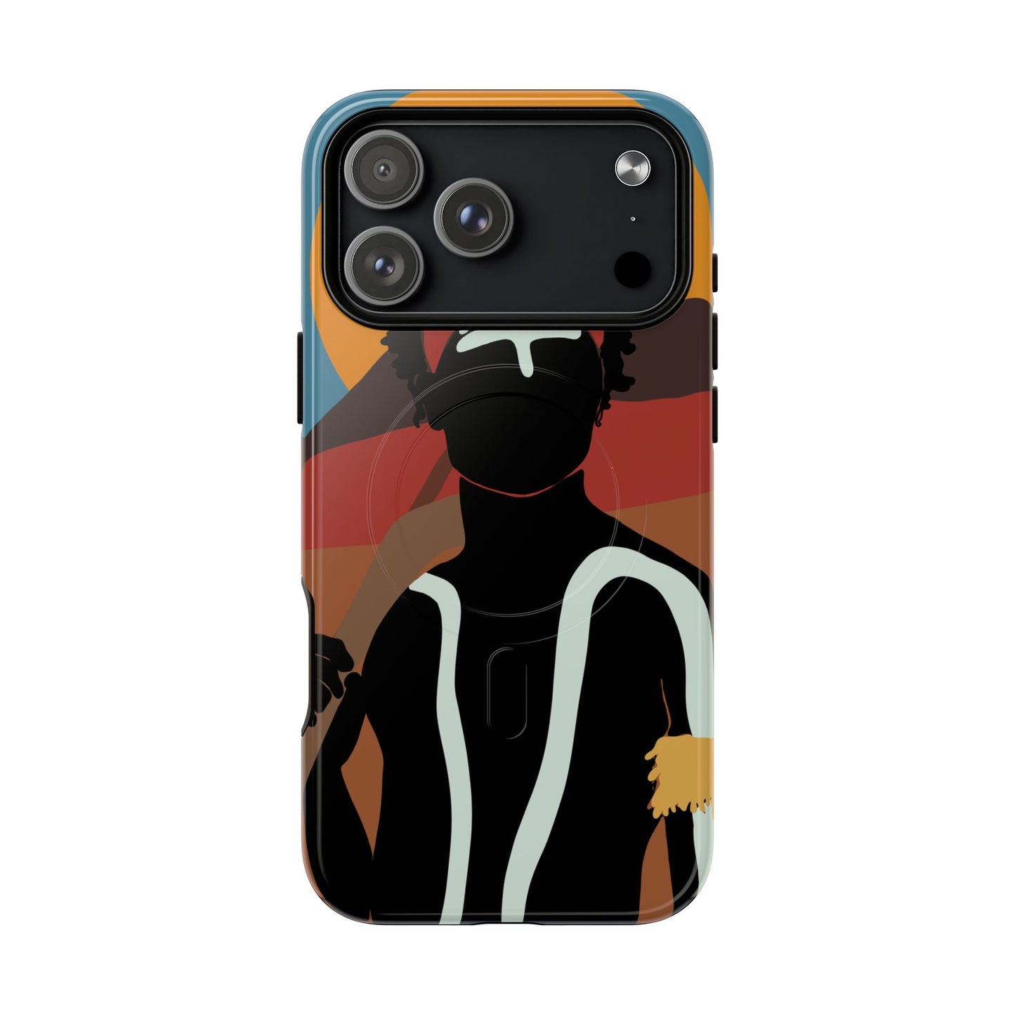 Aboriginal Art | Dreamtime Warrior | Tough Mag Safe Case