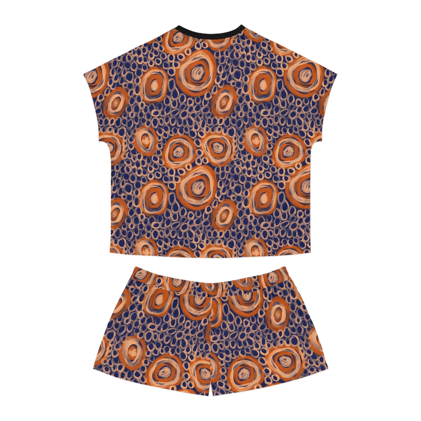 Aboriginal Art Women's Pajama Set — By the water