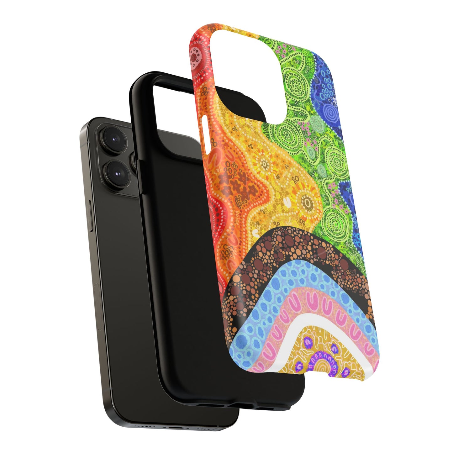 Aboriginal Art | Pride Flag | Tough Mag Safe Case