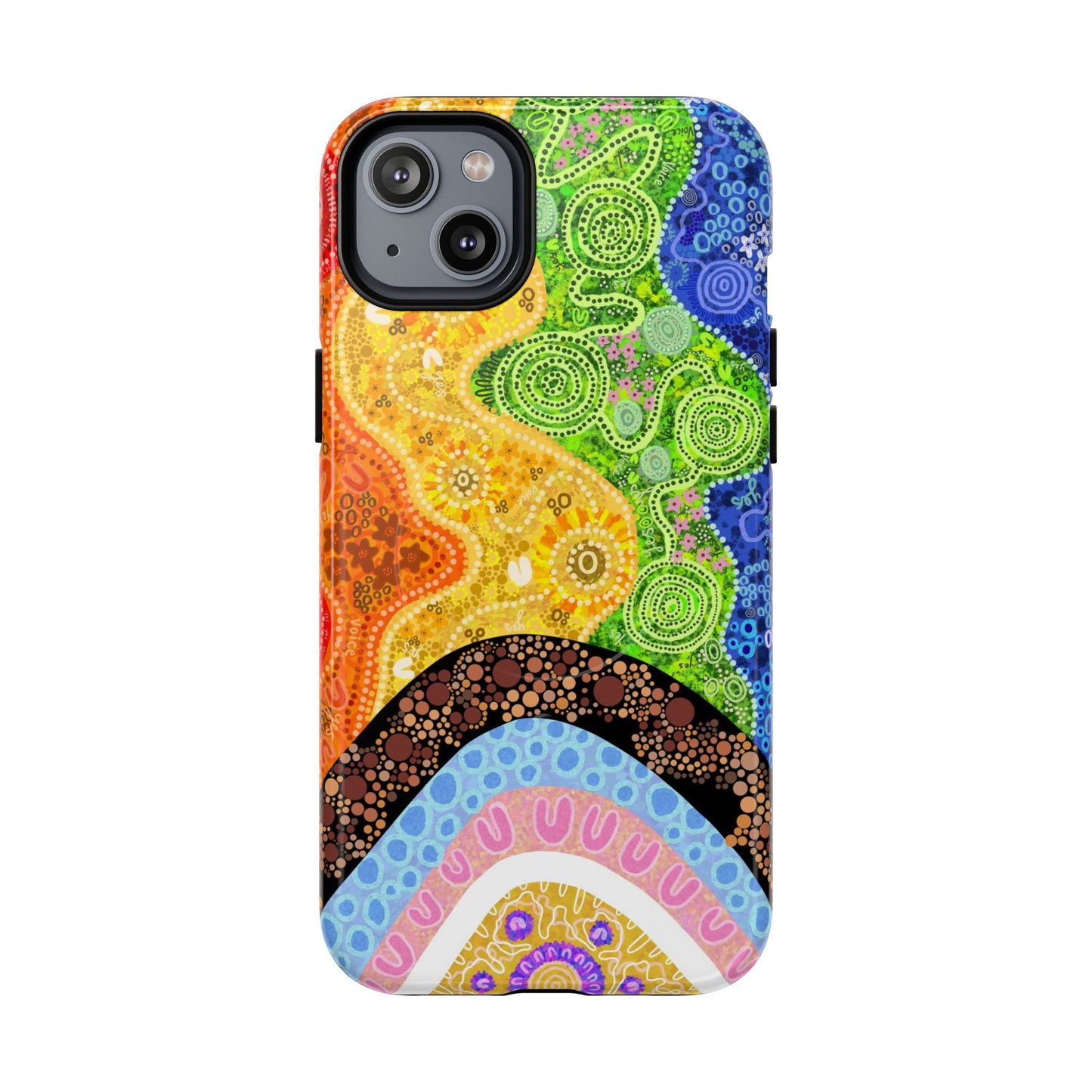 Aboriginal Art | Pride Flag | Tough Mag Safe Case