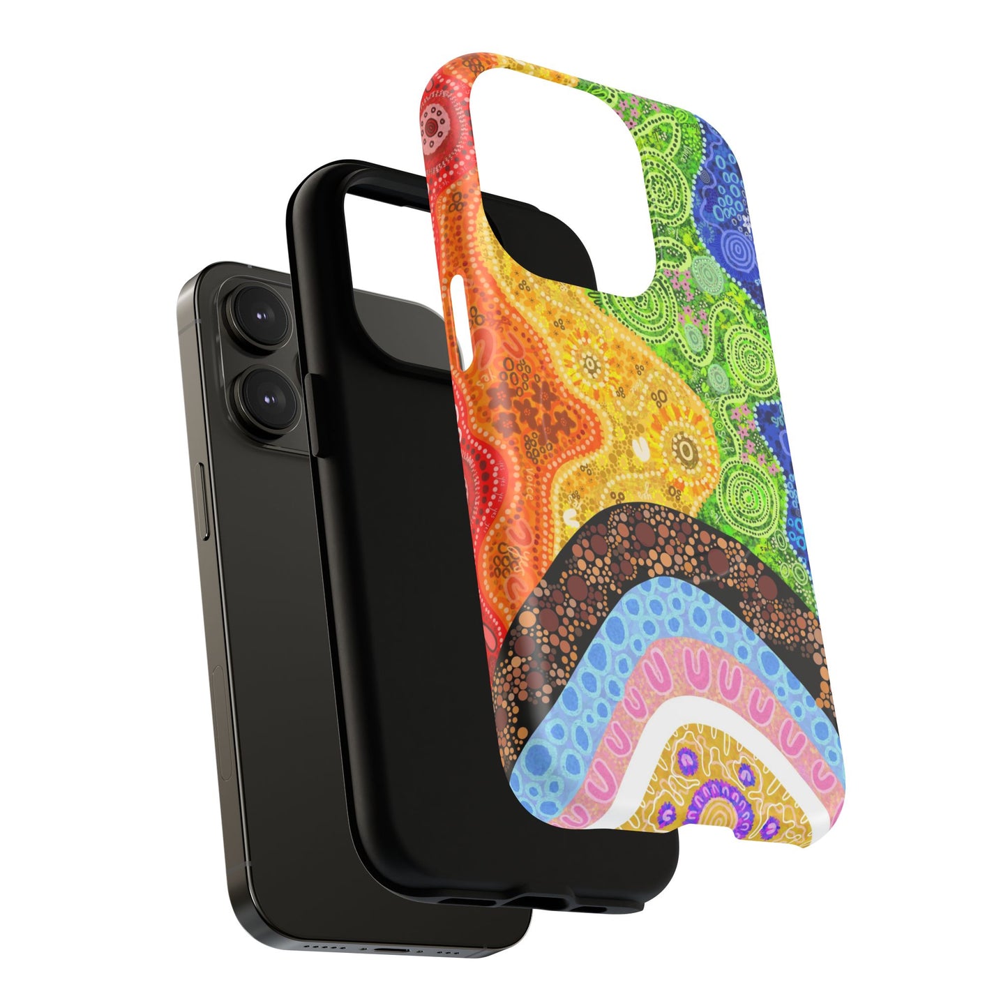 Aboriginal Art | Pride Flag | Tough Mag Safe Case