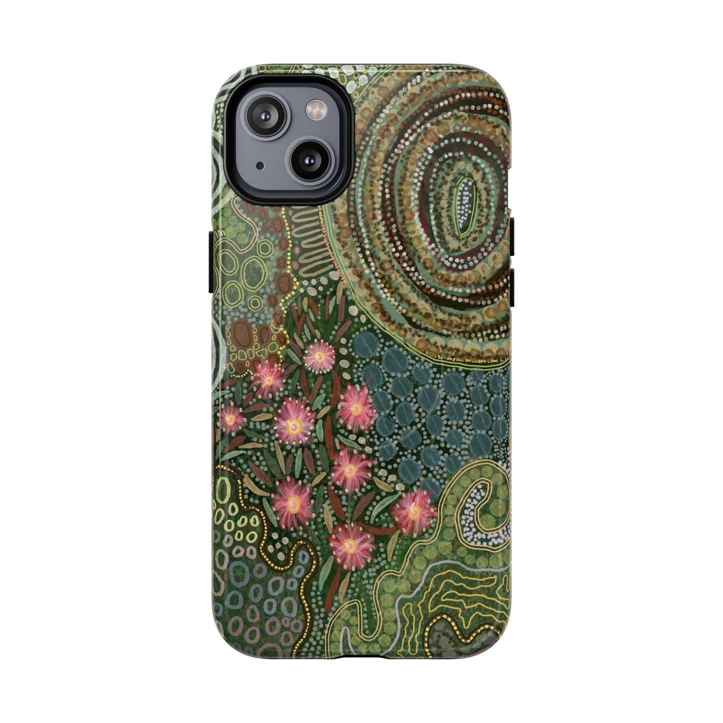 Aboriginal Art - Gumtrees - Tough Mag Safe Case