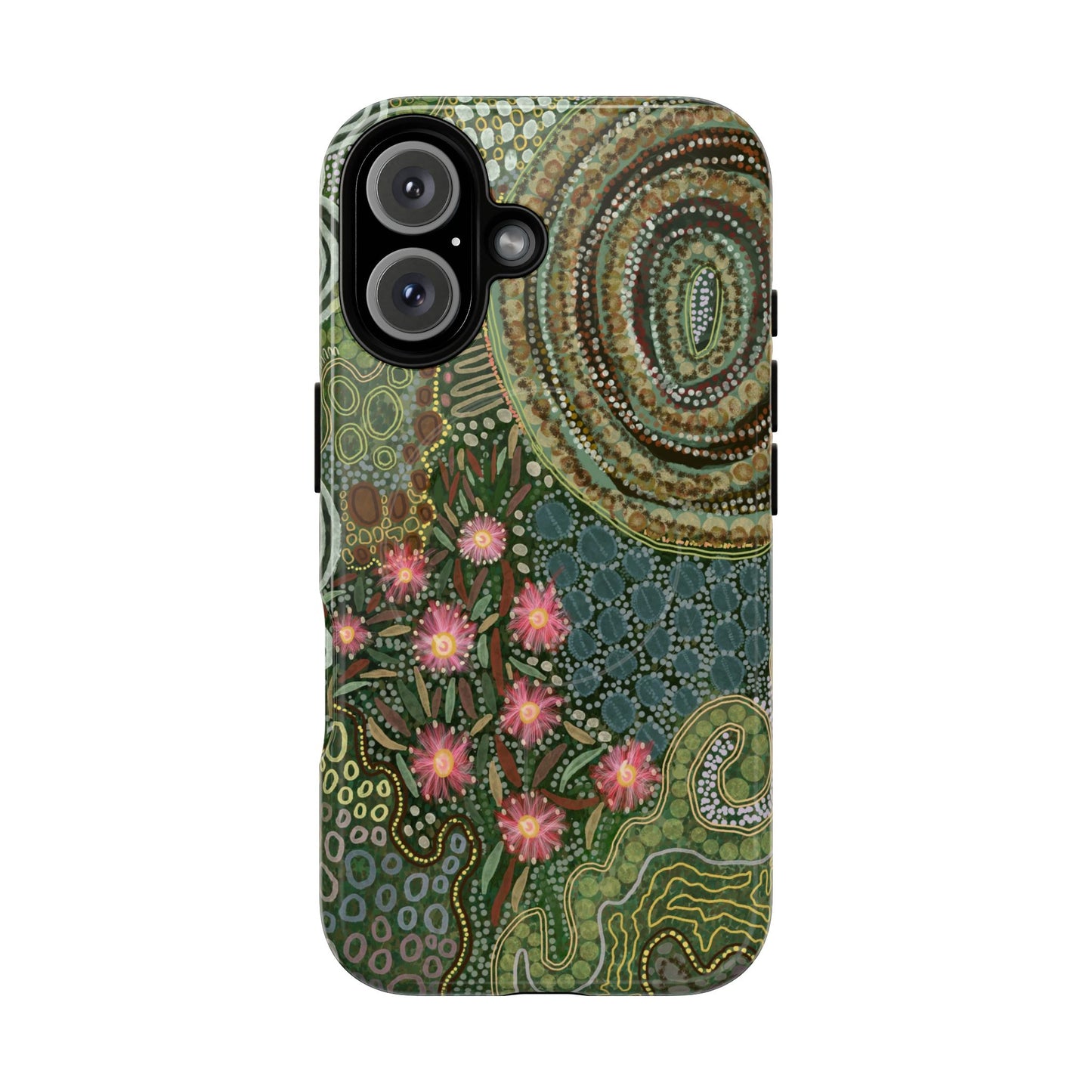 Aboriginal Art - Gumtrees - Tough Mag Safe Case